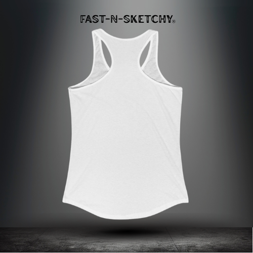 Red, White & Rowdy – Military Edition Racerback | We Fought So You Could BBQ. Respect the Uniform, Not Just the Fireworks