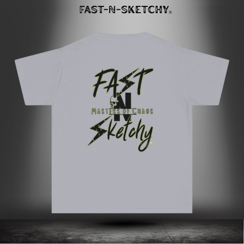 FAST-N-SKETCHY® Master of Chaos – Youth Tee | Because Calm Kids Don’t Change the World.