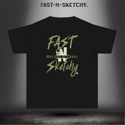 FAST-N-SKETCHY® Born to Break Rules – Youth Tee | Let ’Em Be Loud. Let ’Em Lead the Madness.