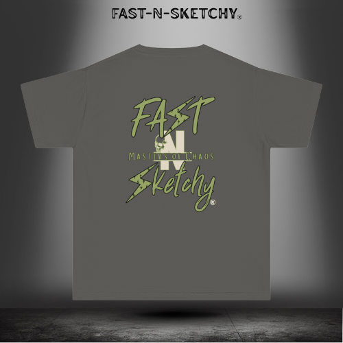 FAST-N-SKETCHY® Born to Break Rules – Youth Tee | Let ’Em Be Loud. Let ’Em Lead the Madness.
