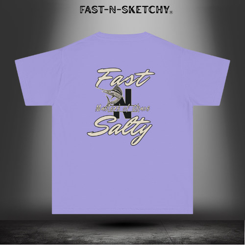 FAST-N-SALTY™ Hooked on the Wild – Marlin Youth Tee | Little Anglers with Big Attitude.