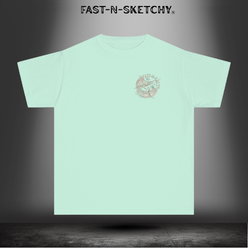 FAST-N-SALTY™ Hooked on the Wild – Marlin Youth Tee | Little Anglers with Big Attitude.
