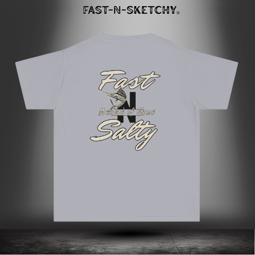 FAST-N-SALTY™ Hooked on the Wild – Marlin Youth Tee | Little Anglers with Big Attitude.