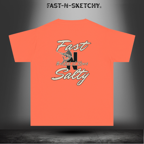FAST-N-SALTY™ Hooked on the Wild – Marlin Youth Tee | Little Anglers with Big Attitude.
