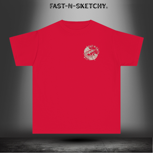 FAST-N-SALTY™ Hooked on the Wild – Marlin Youth Tee | Little Anglers with Big Attitude.