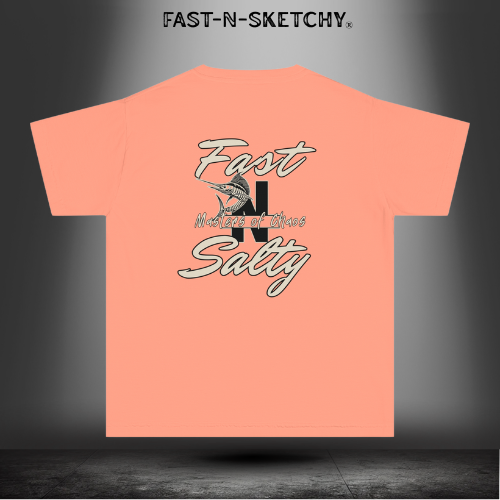 FAST-N-SALTY™ Hooked on the Wild – Marlin Youth Tee | Little Anglers with Big Attitude.