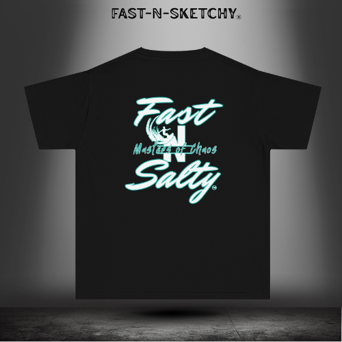 FAST-N-SALTY™ Salty Since Birth – Surfer Youth Tee | Future Shredder. Present Problem.