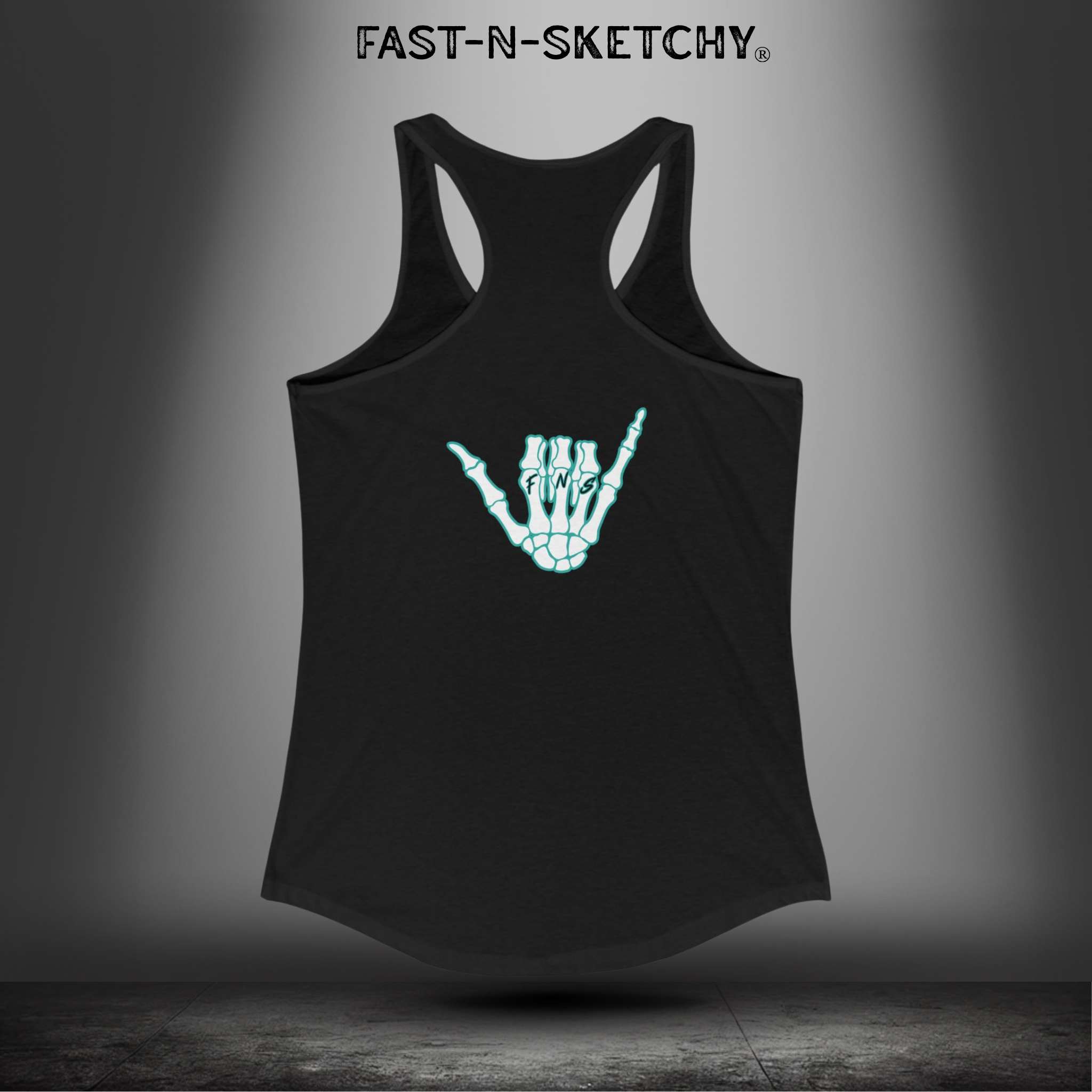 Fast-N-Salty Master of Chaos "Surfer Edition" - Racerback Tank Top