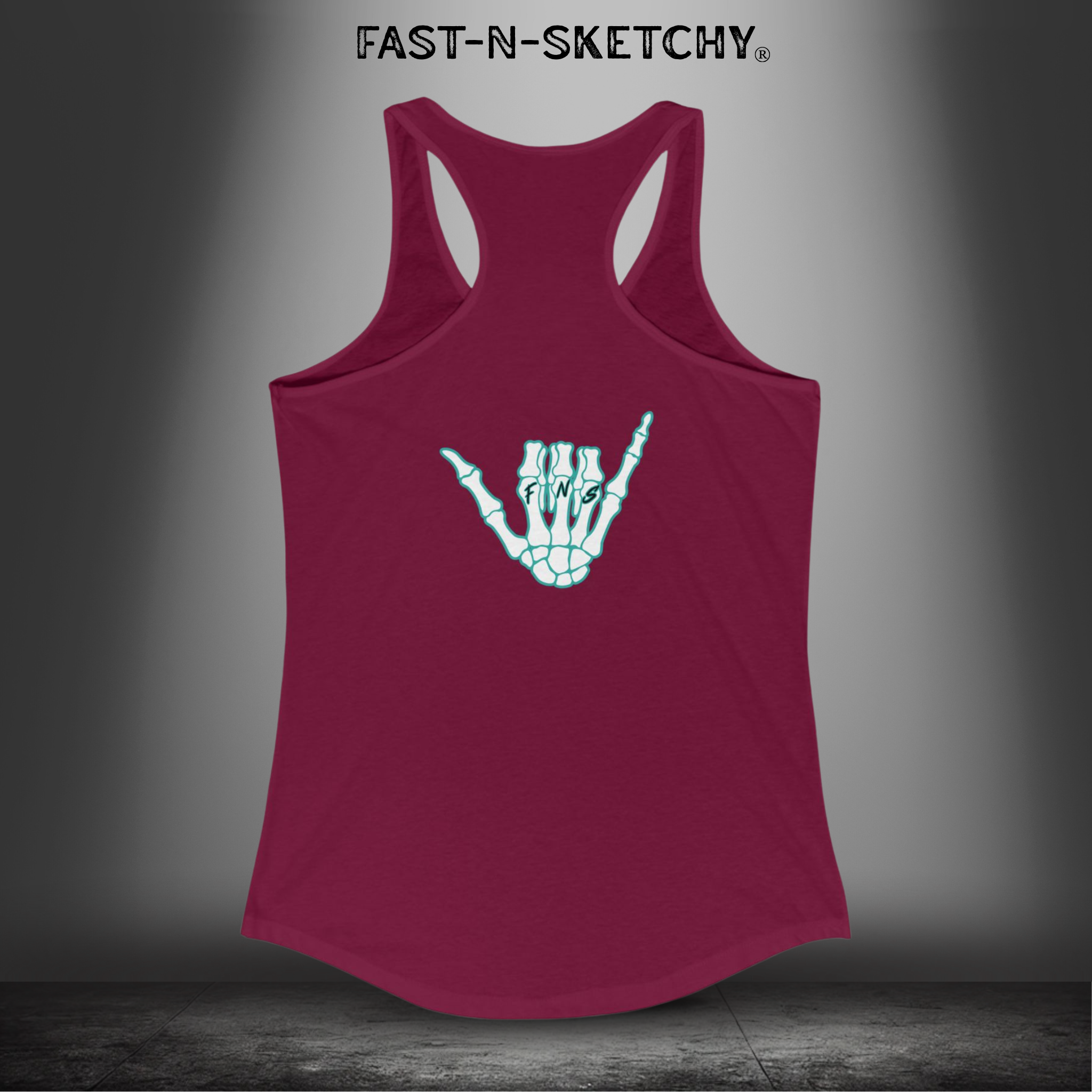 Fast-N-Salty Master of Chaos "Surfer Edition" - Racerback Tank Top