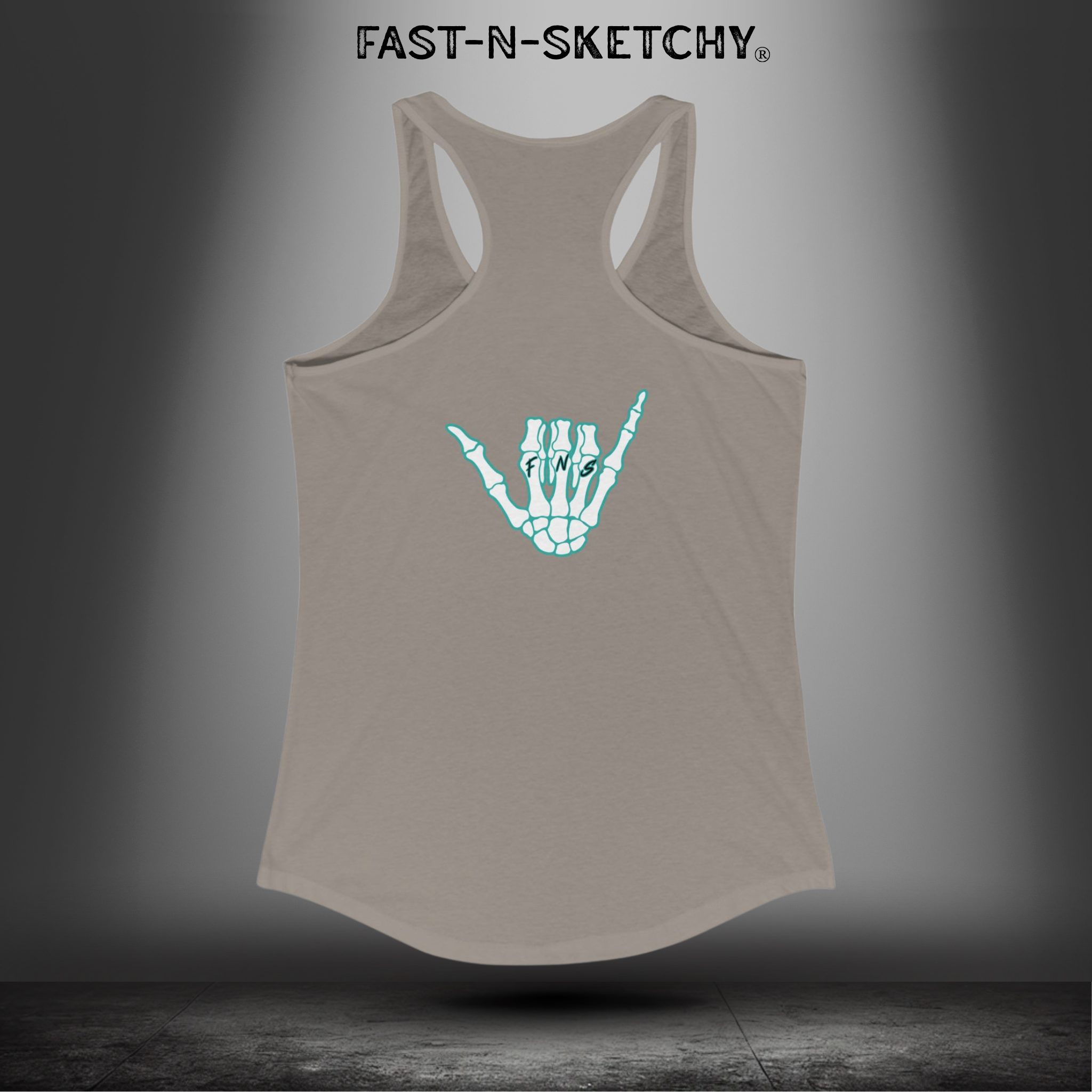 Fast-N-Salty Master of Chaos "Surfer Edition" - Racerback Tank Top