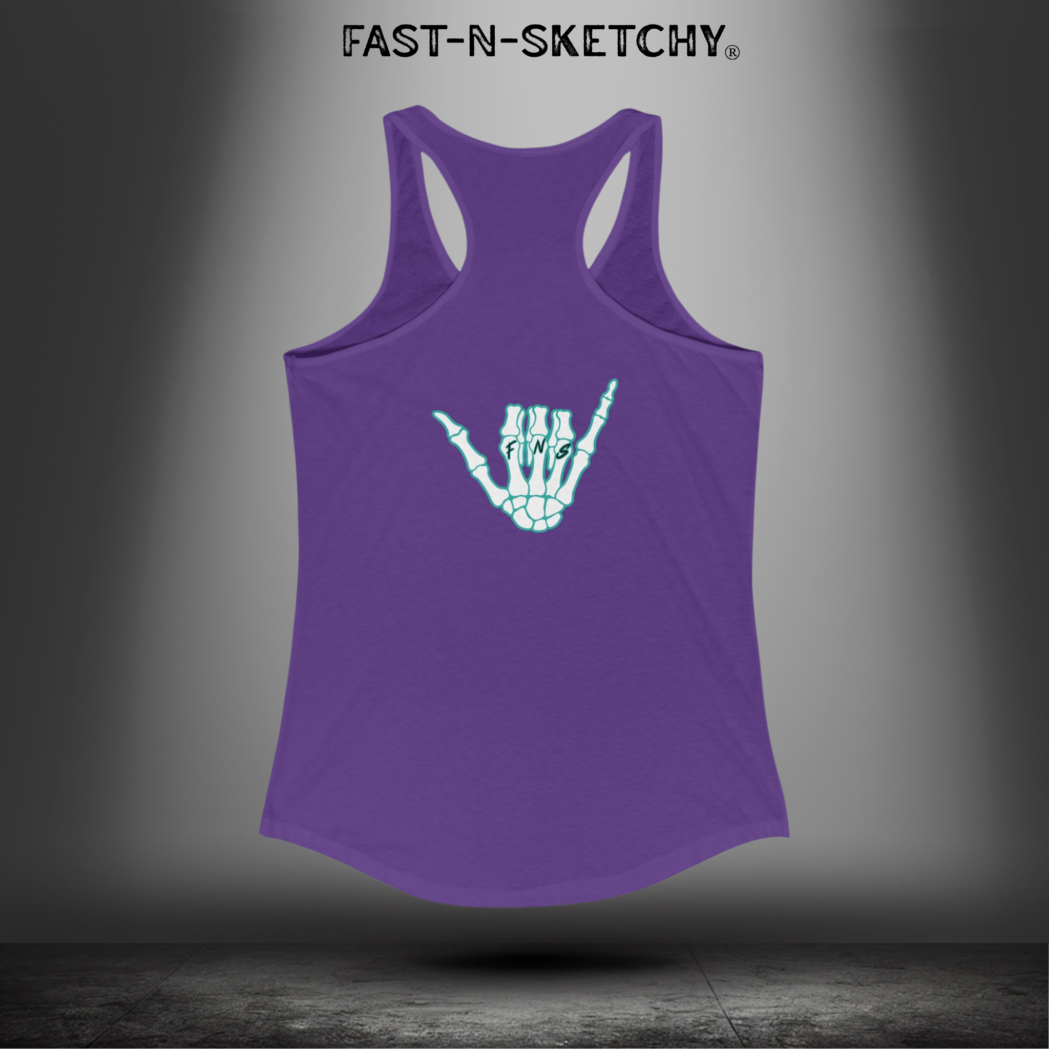 Fast-N-Salty Master of Chaos "Surfer Edition" - Racerback Tank Top