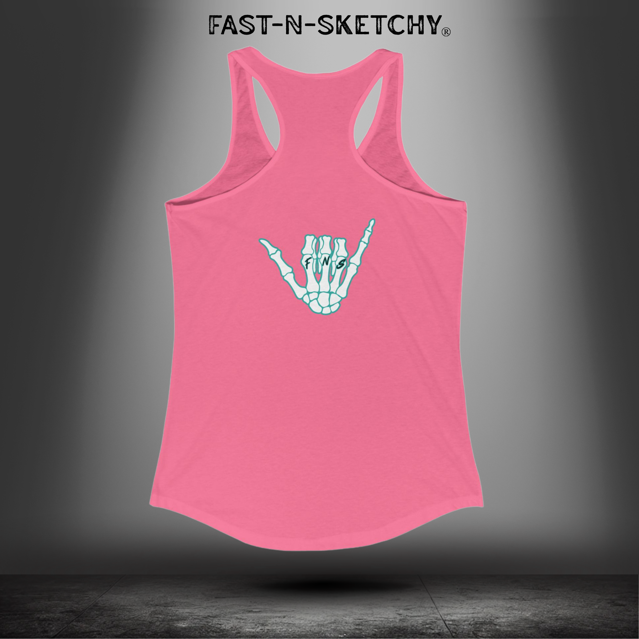 Fast-N-Salty Master of Chaos "Surfer Edition" - Racerback Tank Top