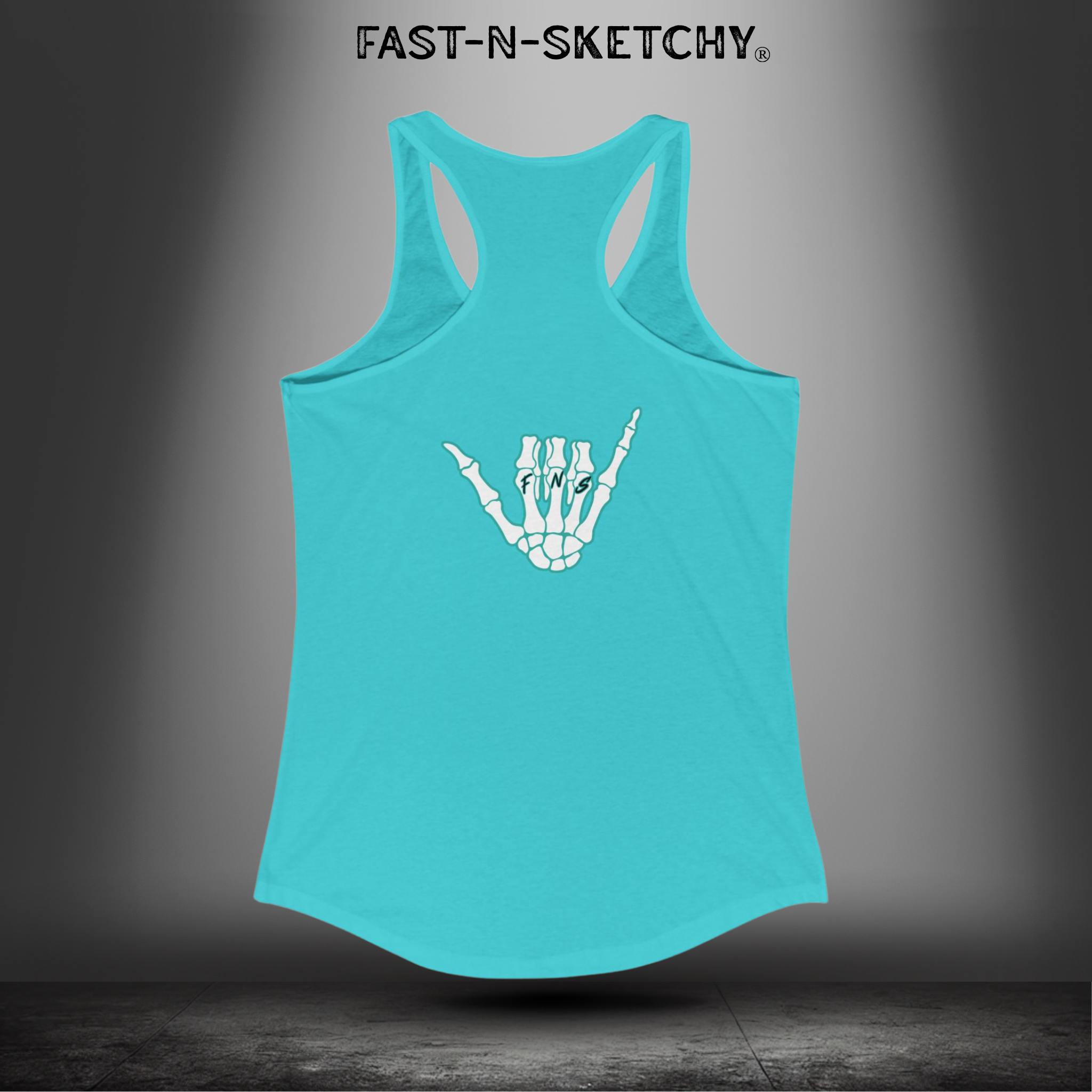 Fast-N-Salty Master of Chaos "Surfer Edition" - Racerback Tank Top