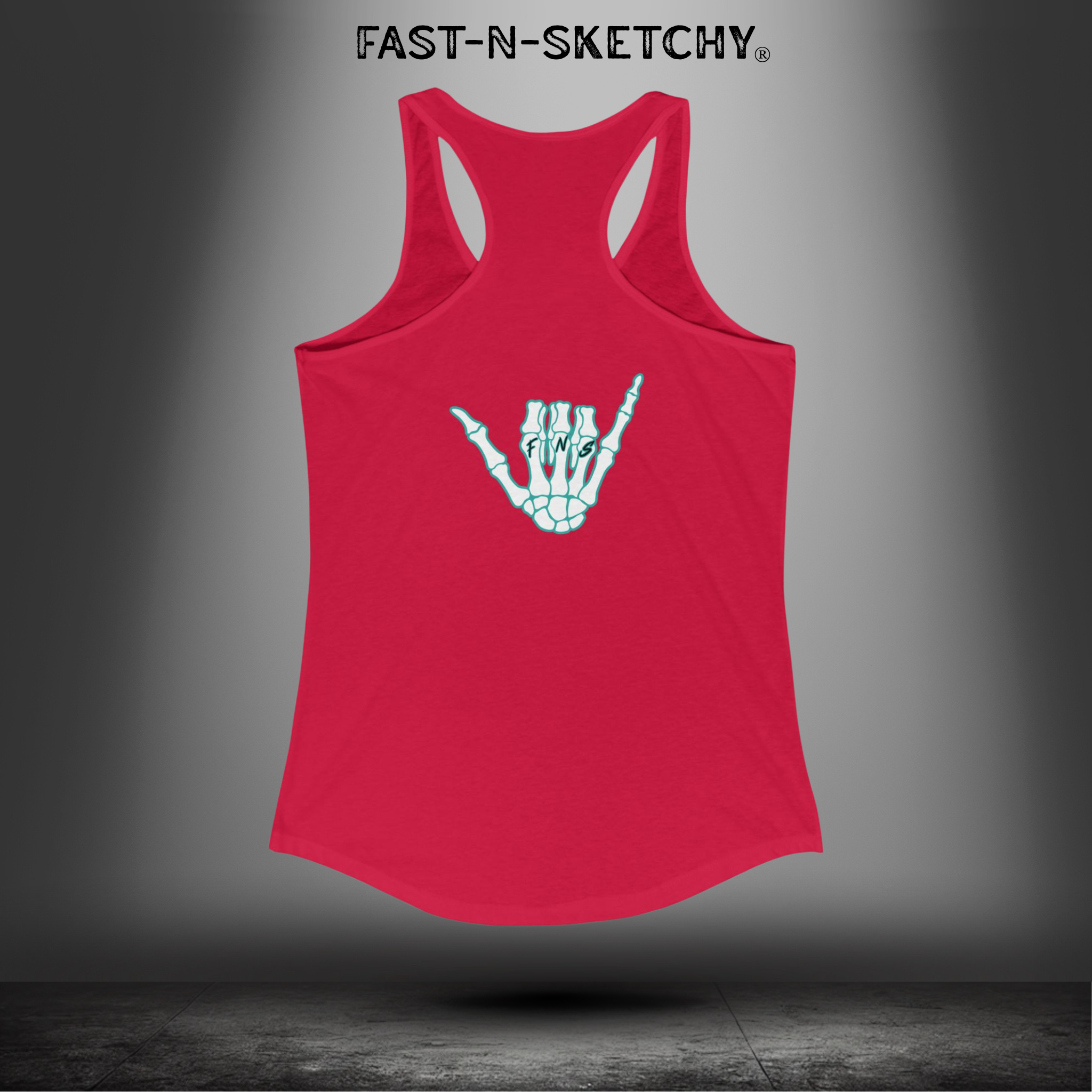 Fast-N-Salty Master of Chaos "Surfer Edition" - Racerback Tank Top