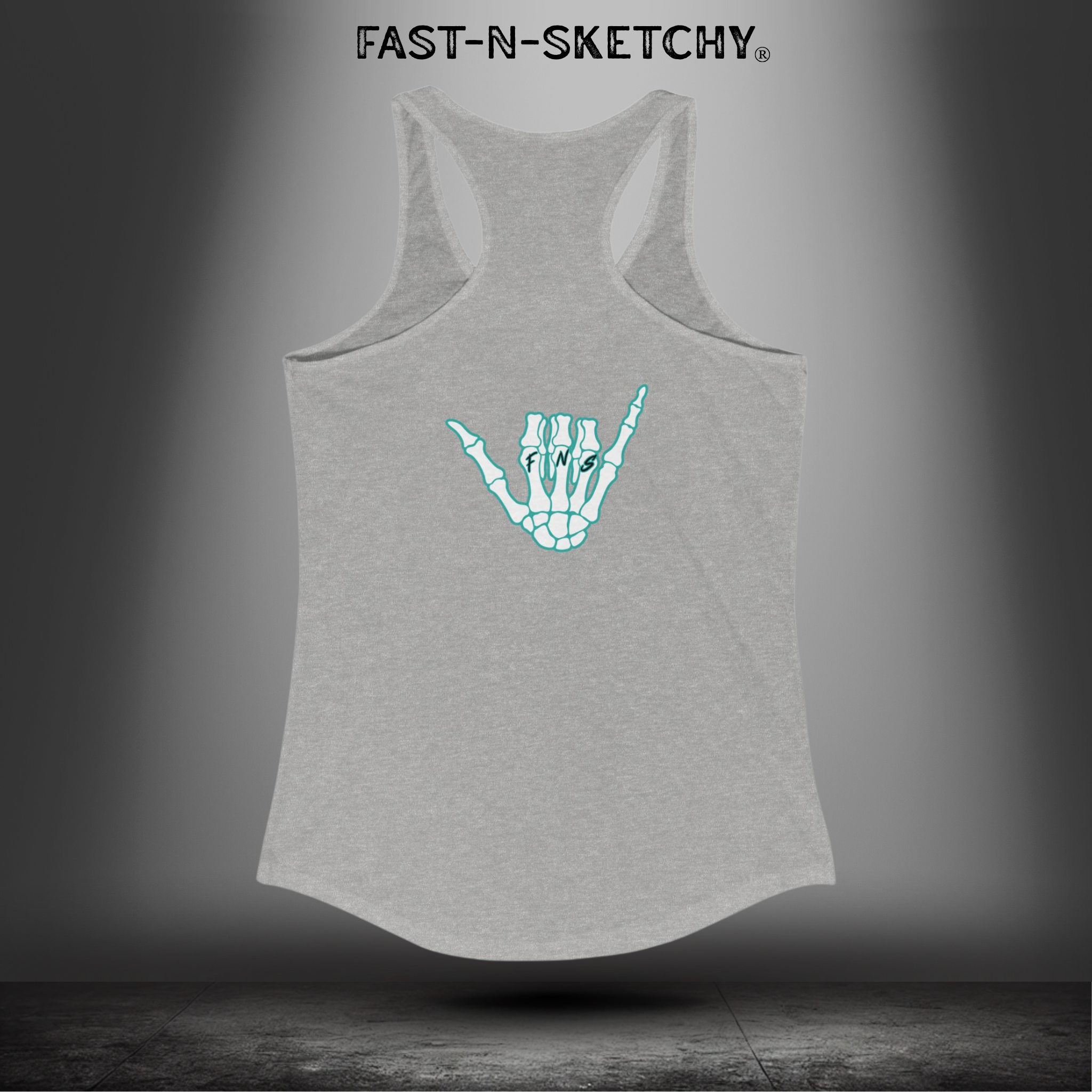 Fast-N-Salty Master of Chaos "Surfer Edition" - Racerback Tank Top