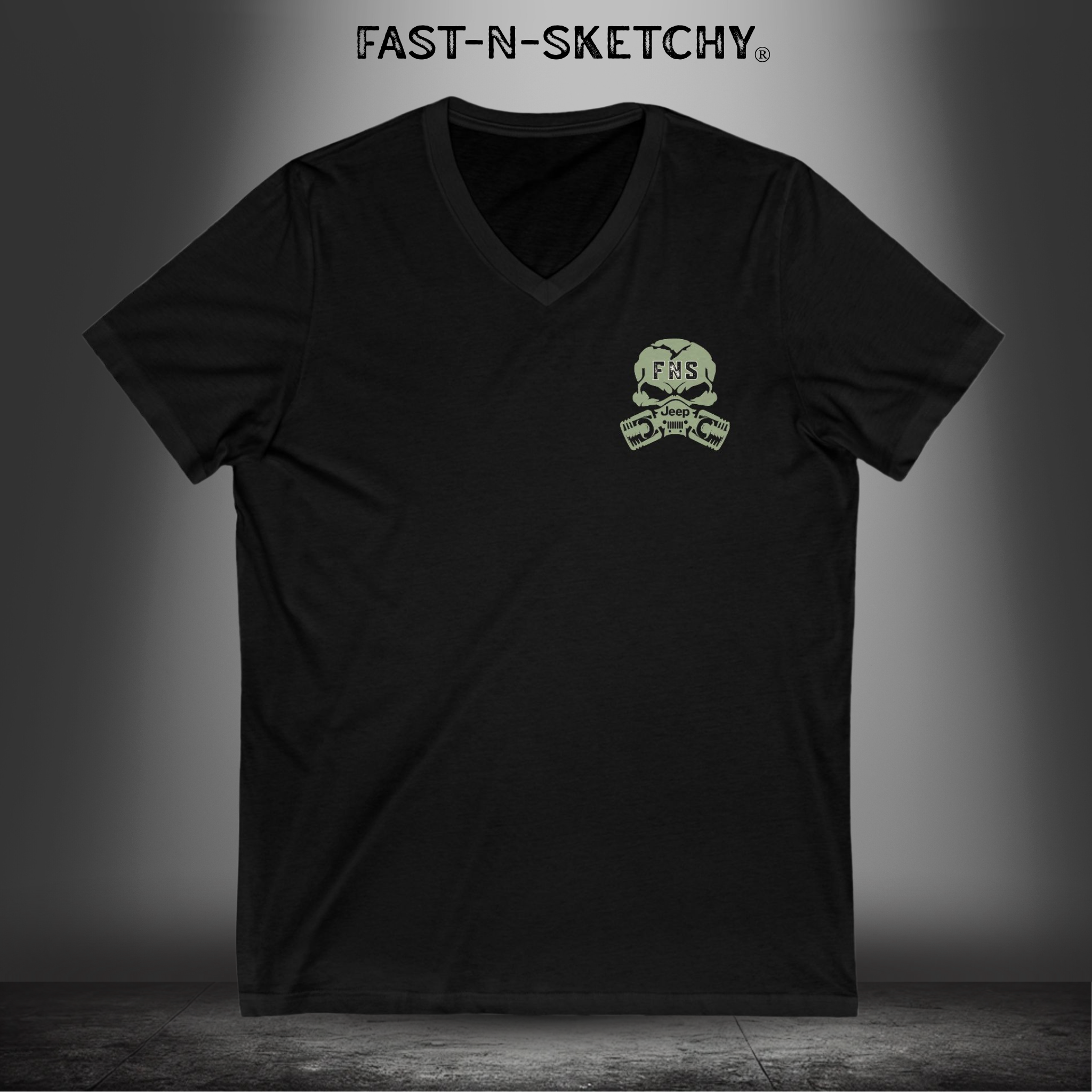 Combat Crawler - Slow is Smooth, Smooth is Fast (Jeep Edition) - Women's V-Neck T-Shirt