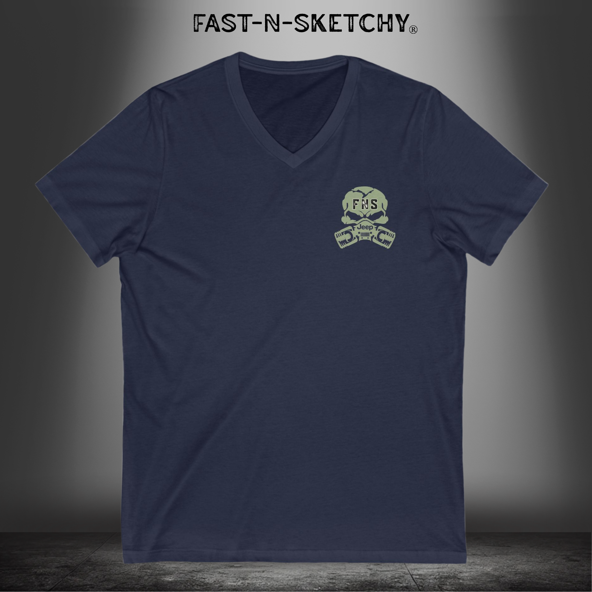 Combat Crawler - Slow is Smooth, Smooth is Fast (Jeep Edition) - Women's V-Neck T-Shirt