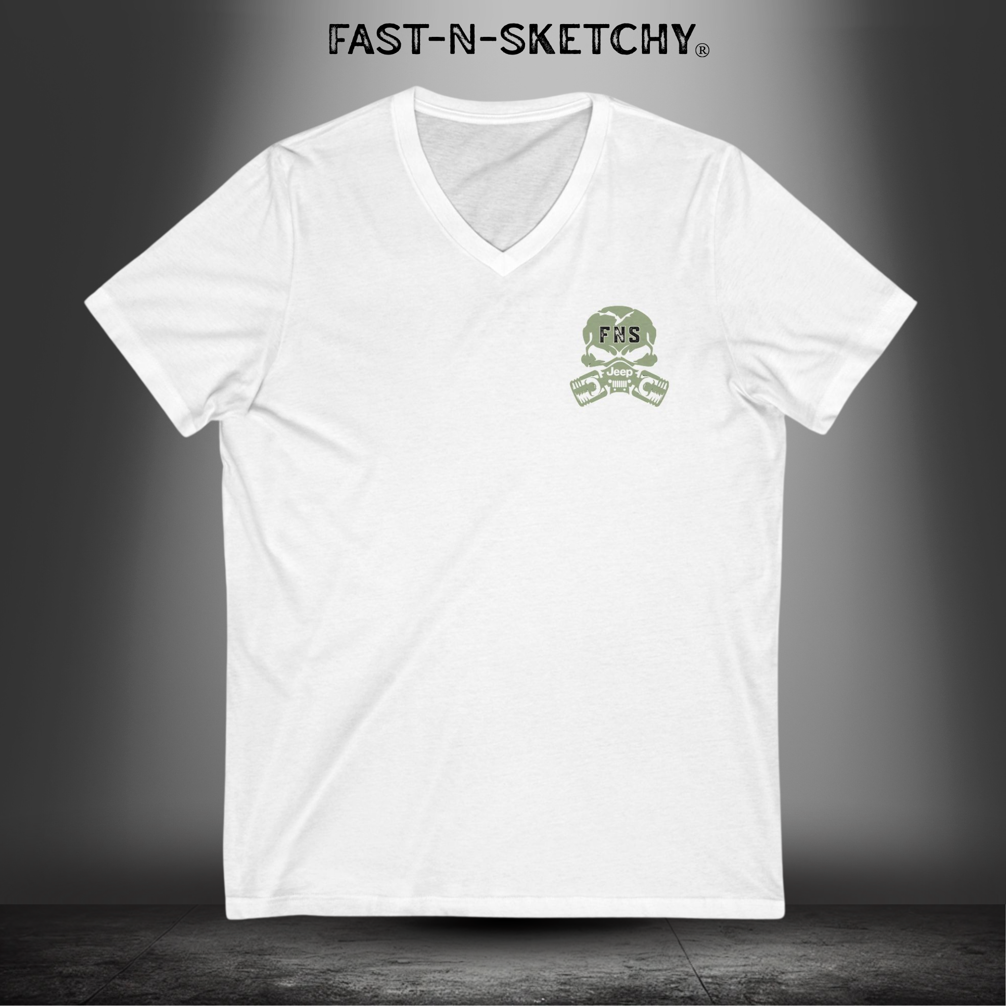 Combat Crawler - Slow is Smooth, Smooth is Fast (Jeep Edition) - Women's V-Neck T-Shirt