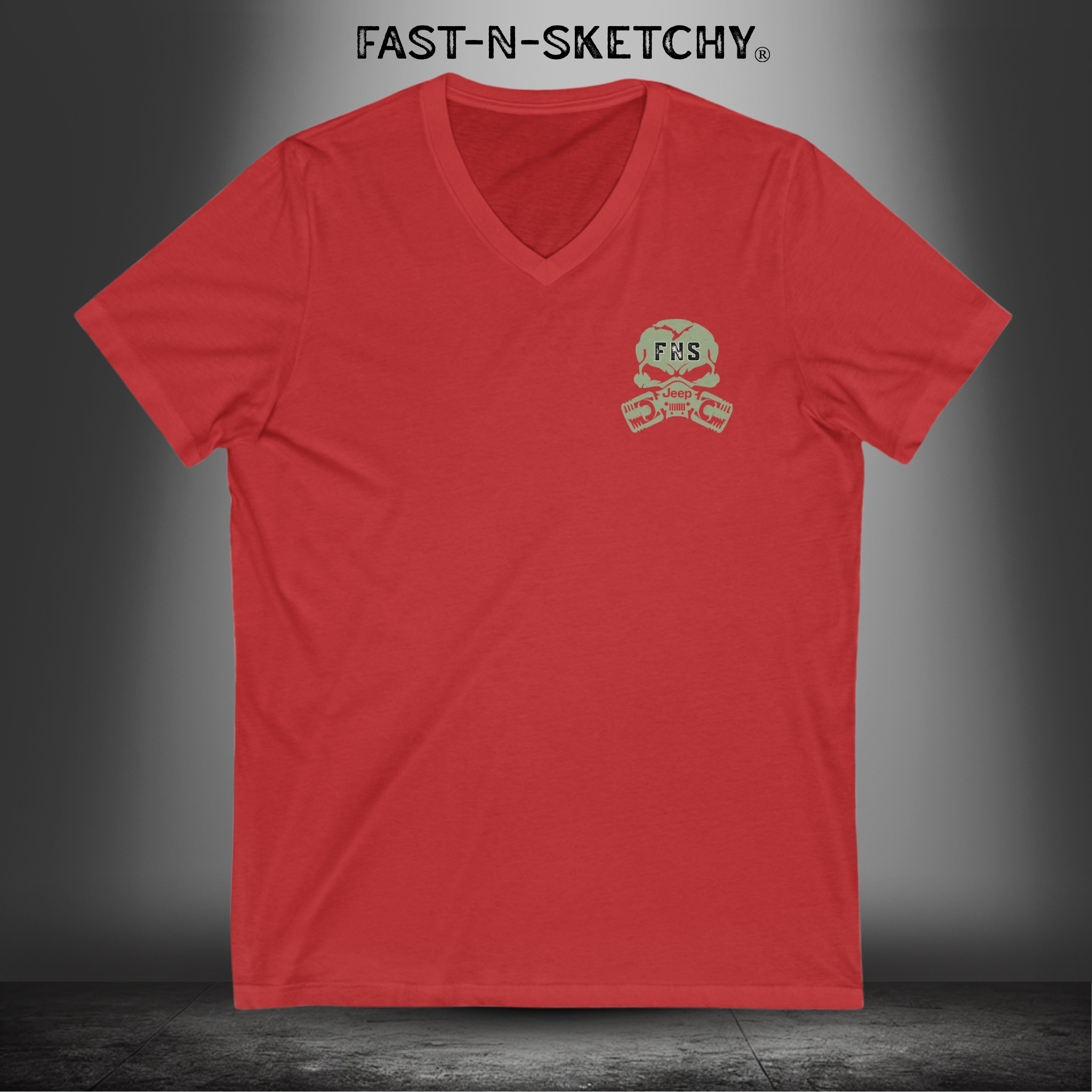 Combat Crawler - Slow is Smooth, Smooth is Fast (Jeep Edition) - Women's V-Neck T-Shirt