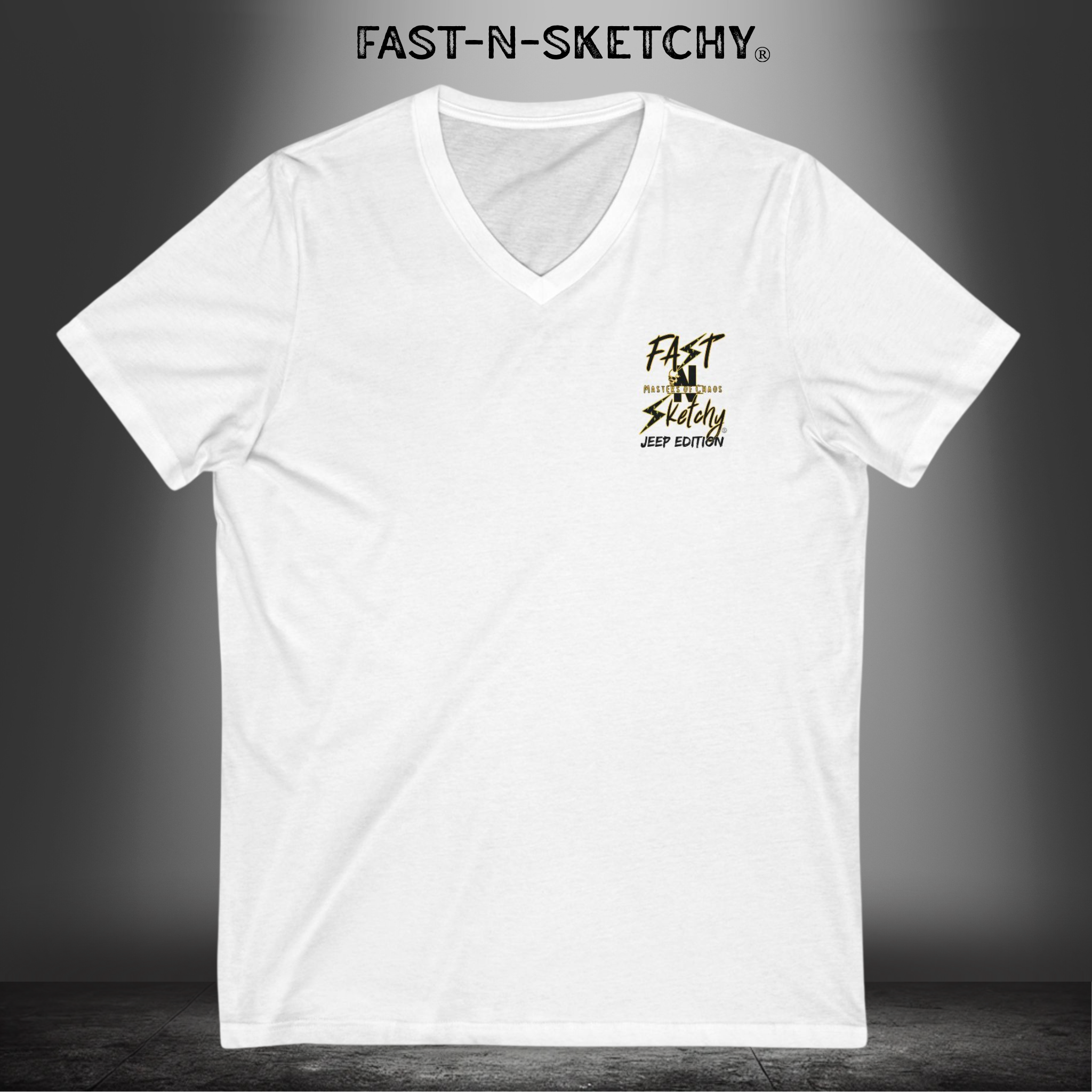 JEEP EDITION: WAVE DAMNIT created by Holly - V-Neck T-Shirt