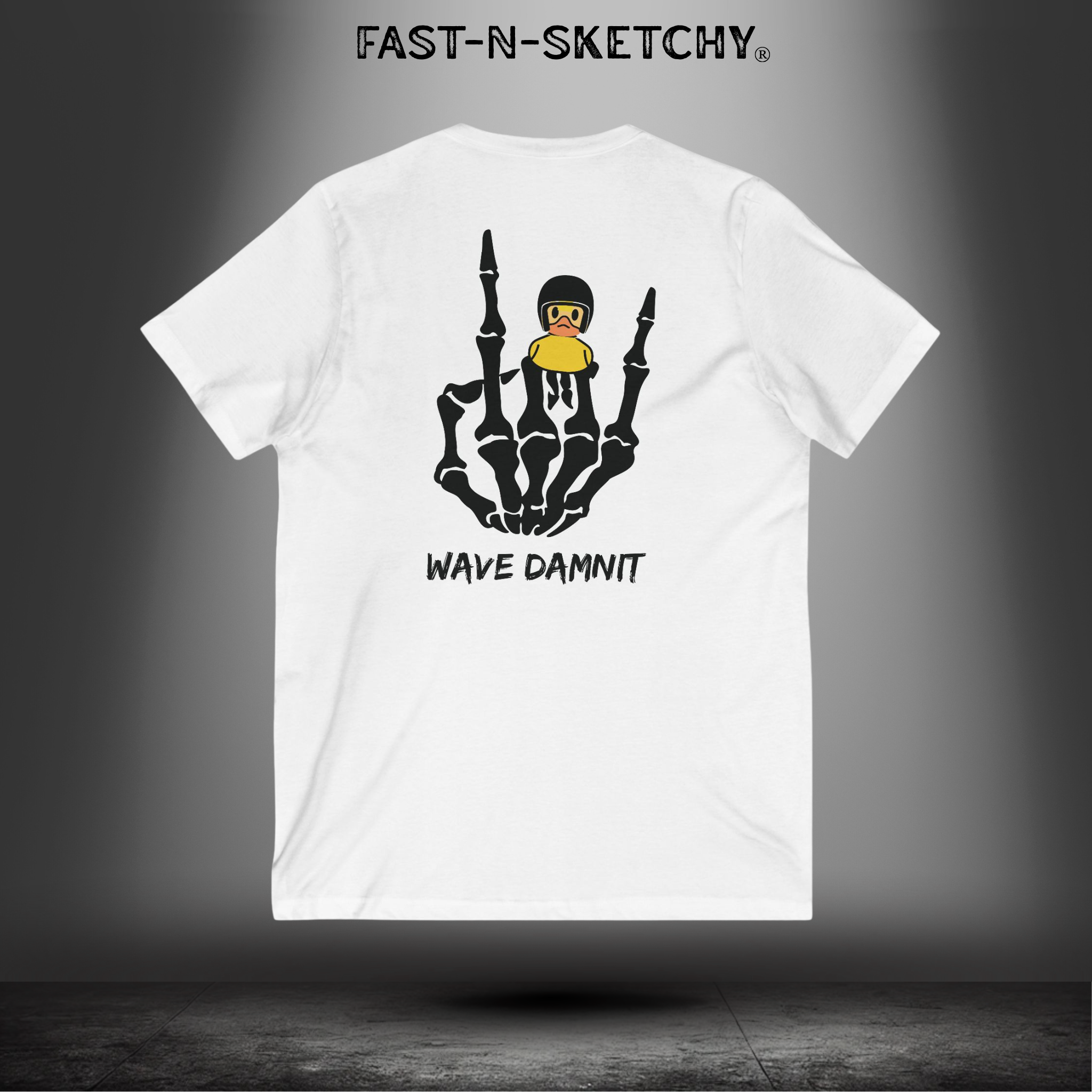 JEEP EDITION: WAVE DAMNIT created by Holly - V-Neck T-Shirt