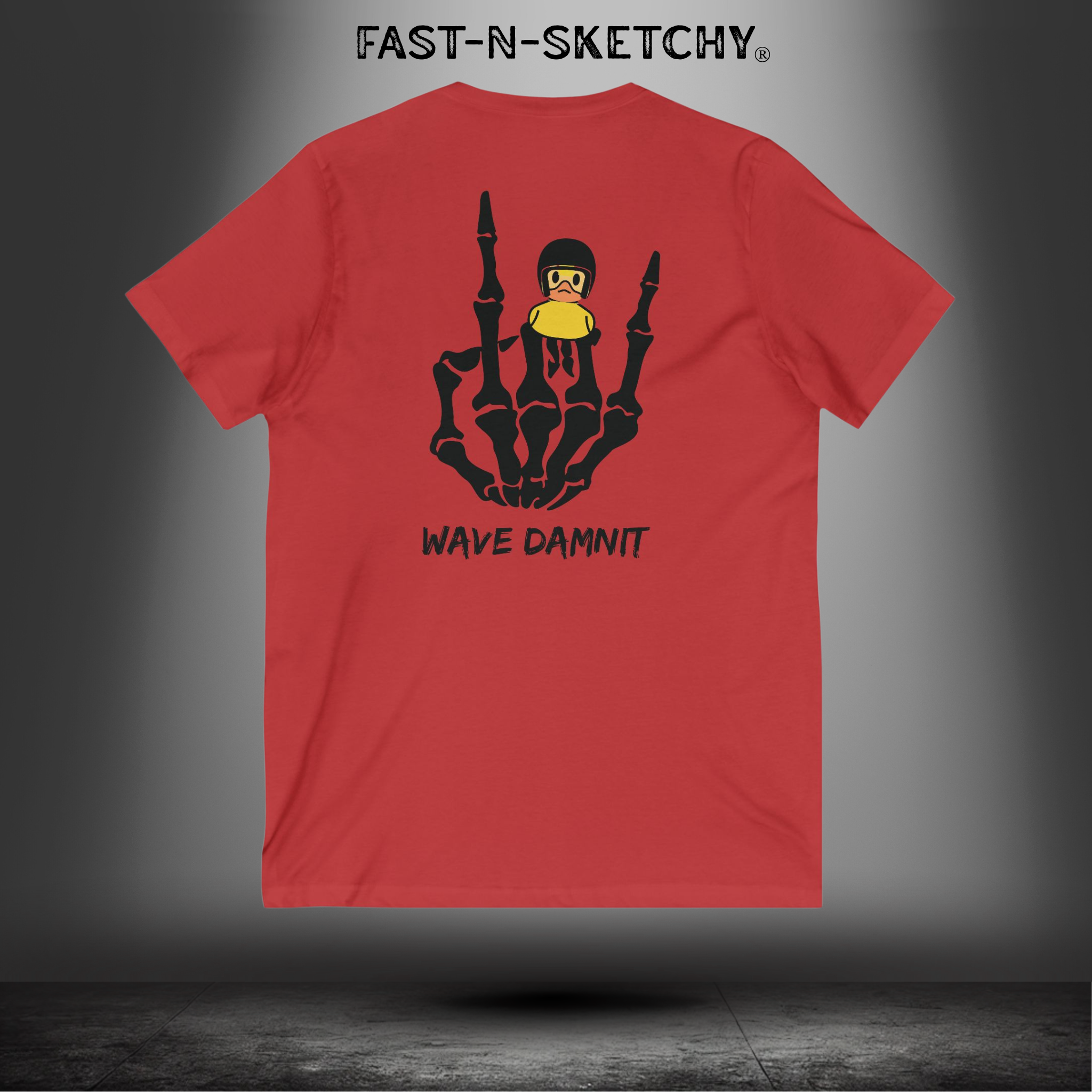 JEEP EDITION: WAVE DAMNIT created by Holly - V-Neck T-Shirt