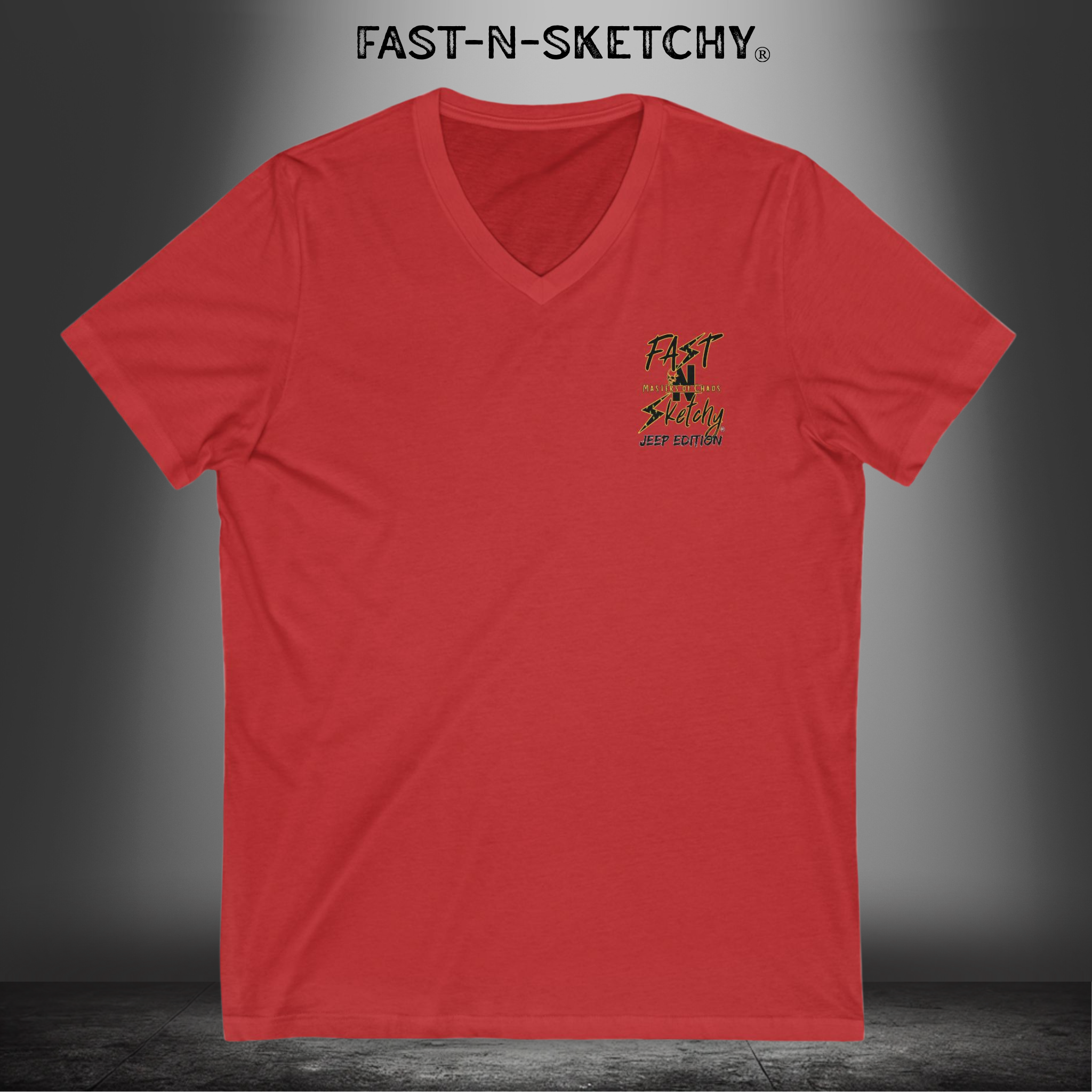 JEEP EDITION: WAVE DAMNIT created by Holly - V-Neck T-Shirt