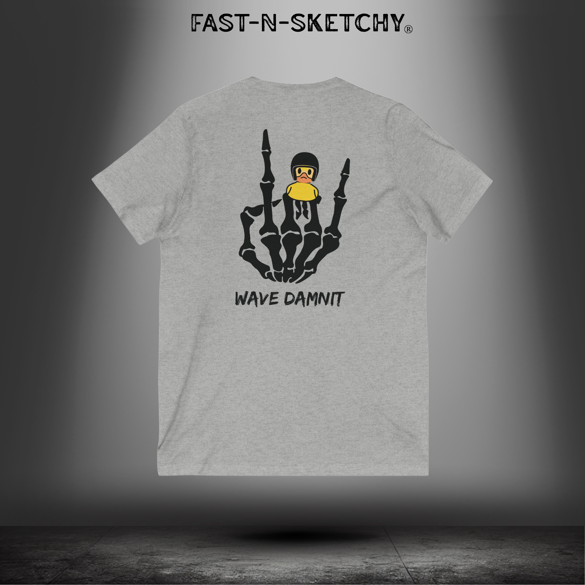 JEEP EDITION: WAVE DAMNIT created by Holly - V-Neck T-Shirt