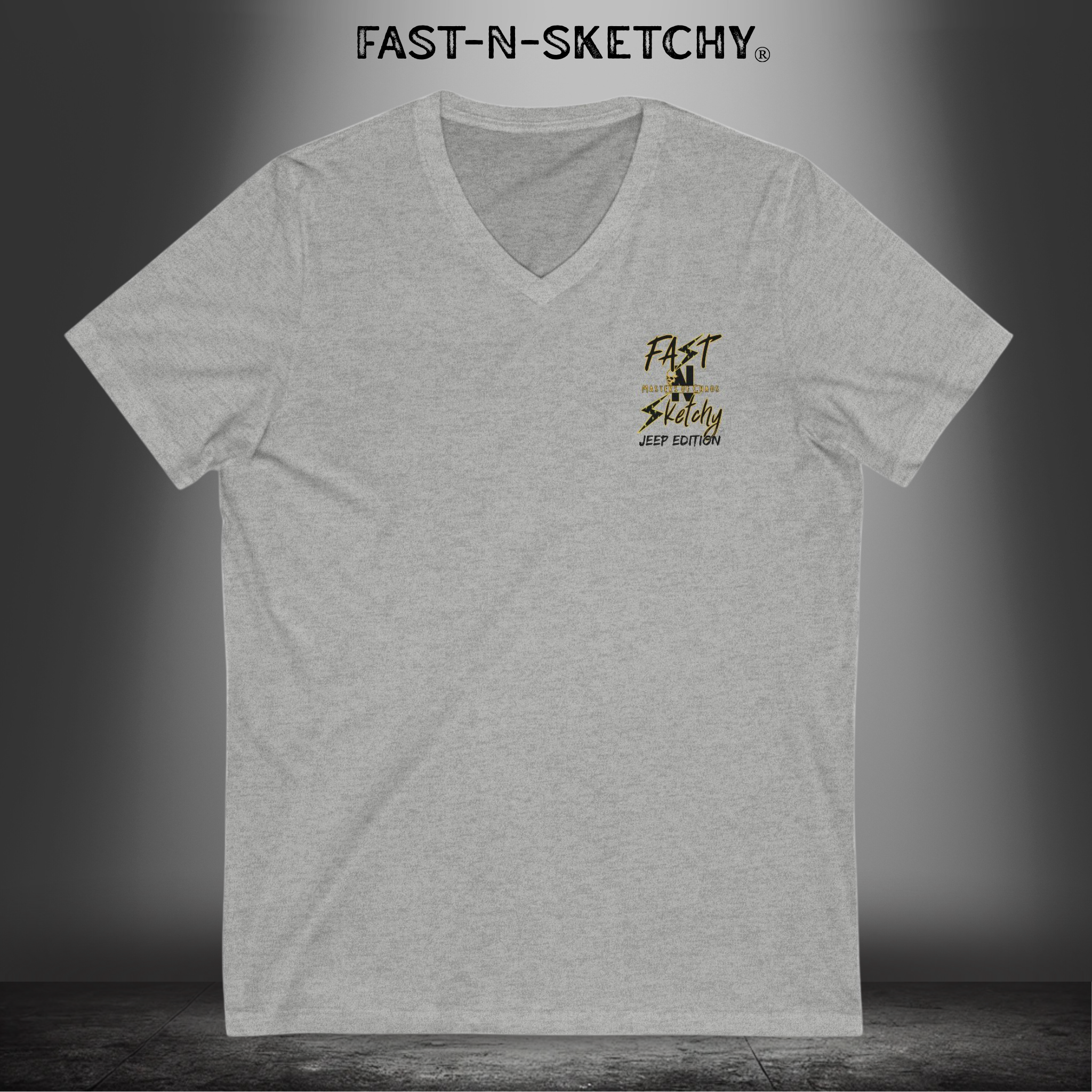 JEEP EDITION: WAVE DAMNIT created by Holly - V-Neck T-Shirt