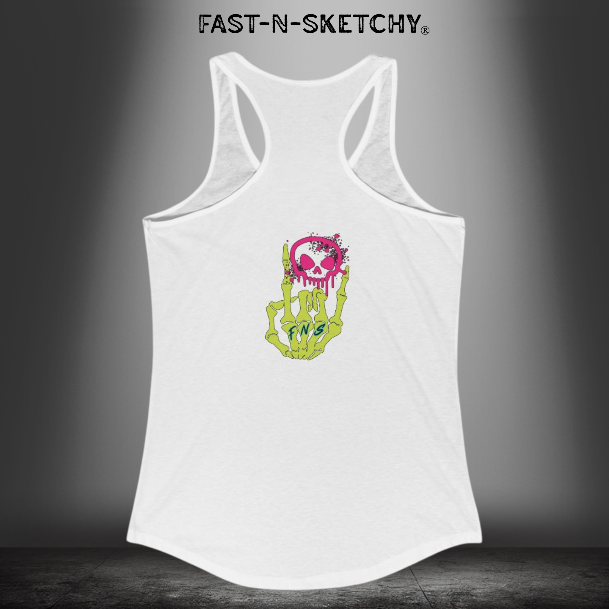 FAST-N-SKETCHY®: Racerback Tank (Hot Colors)