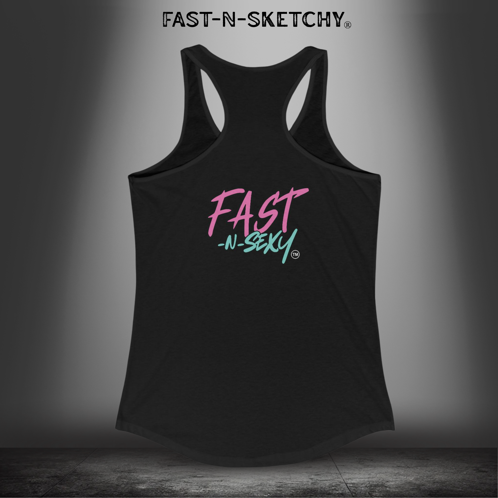 DANGEROUS CURVES - FAST-N-SEXYâ„¢: Women's Ideal Racerback Tank