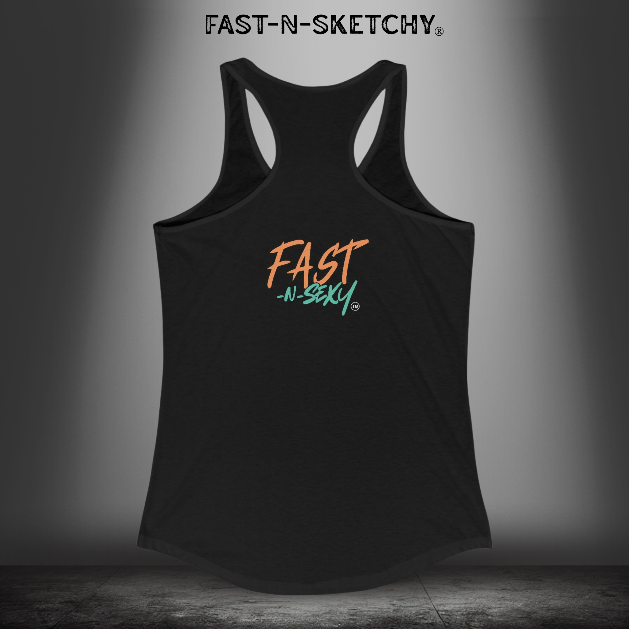 FLORIDA BONES & WILD THRILLS - FAST-N-SEXYâ„¢: Women's Ideal Racerback Tank