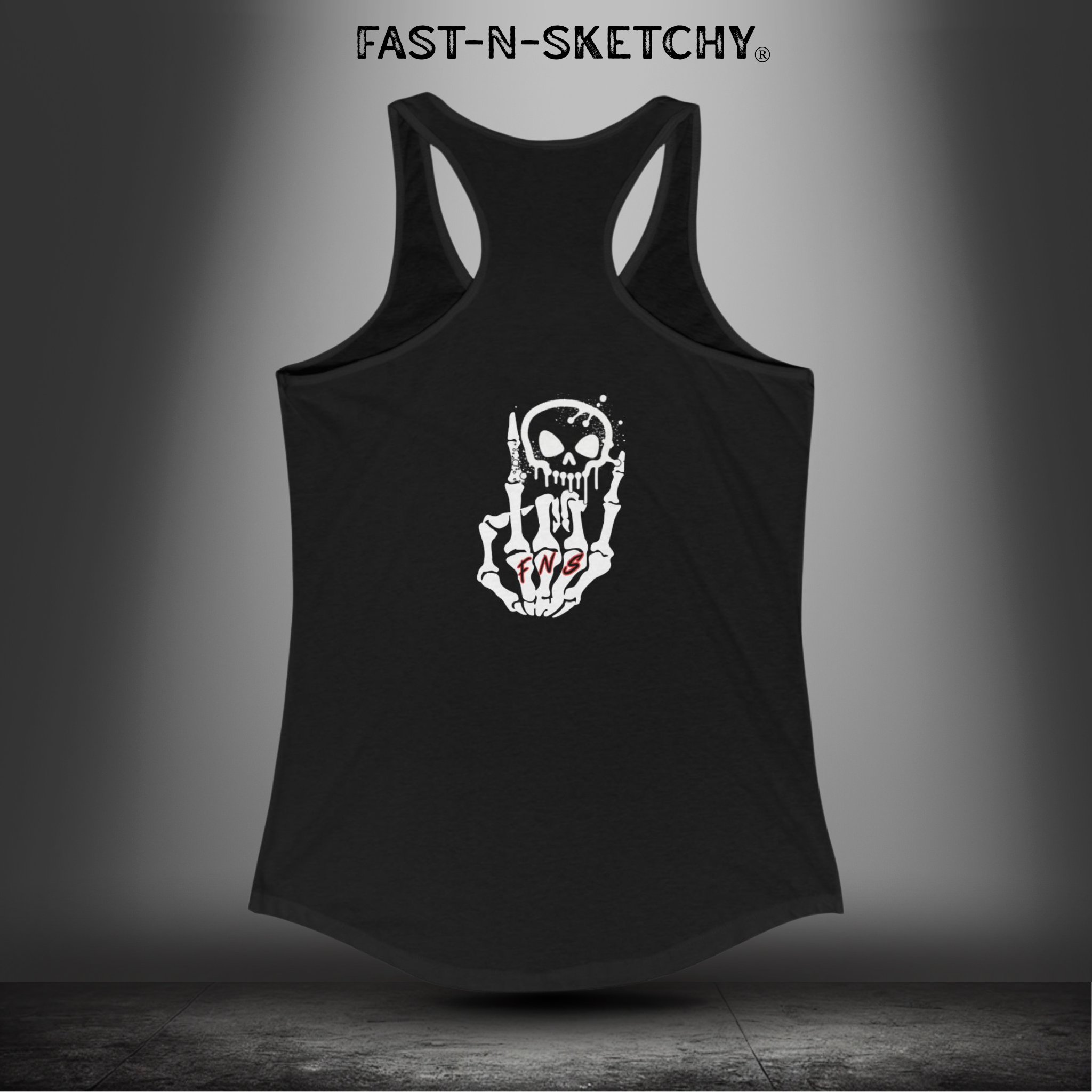 ORIGINAL FNS LOGO - Women's Ideal Racerback Tank