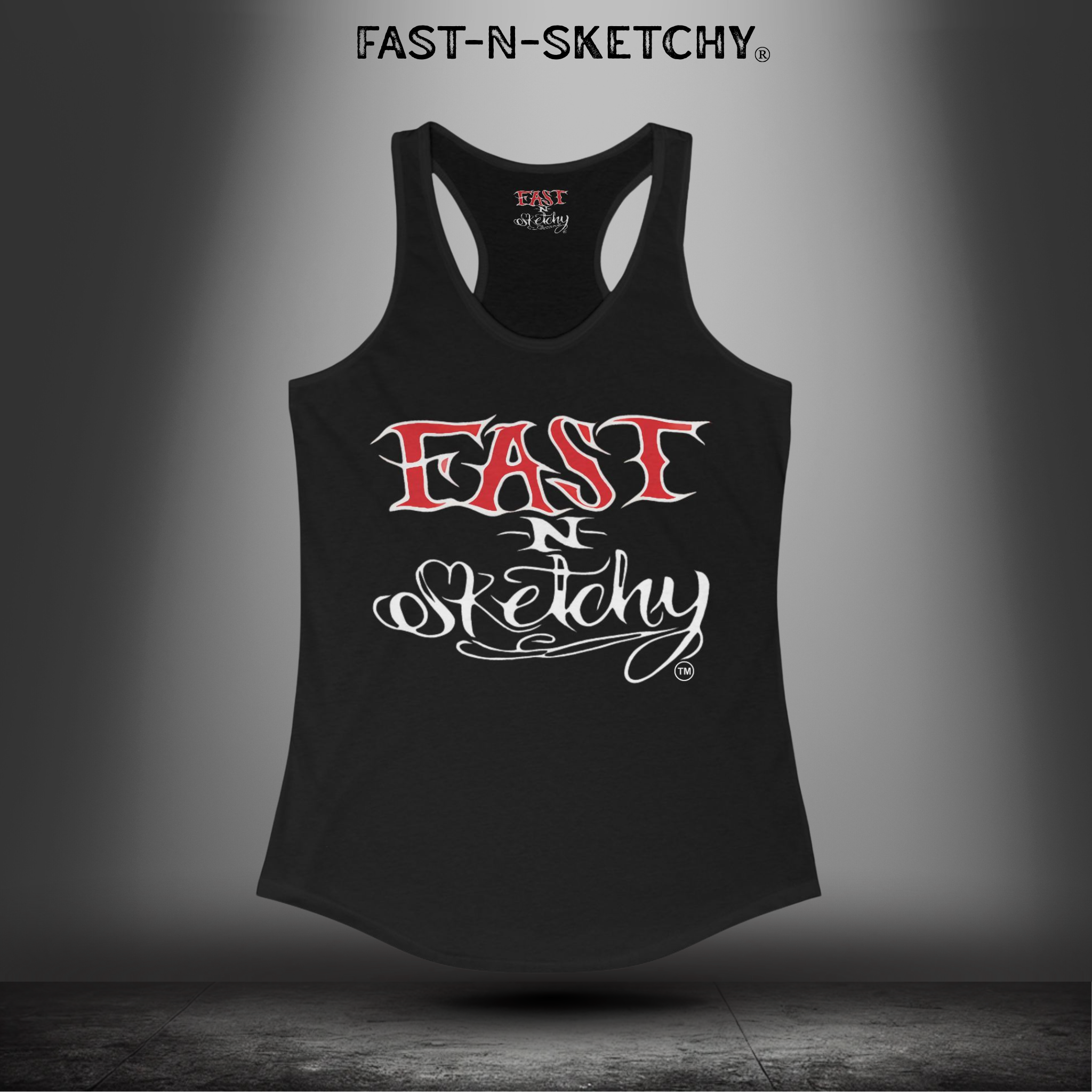 ORIGINAL FNS LOGO - Women's Ideal Racerback Tank