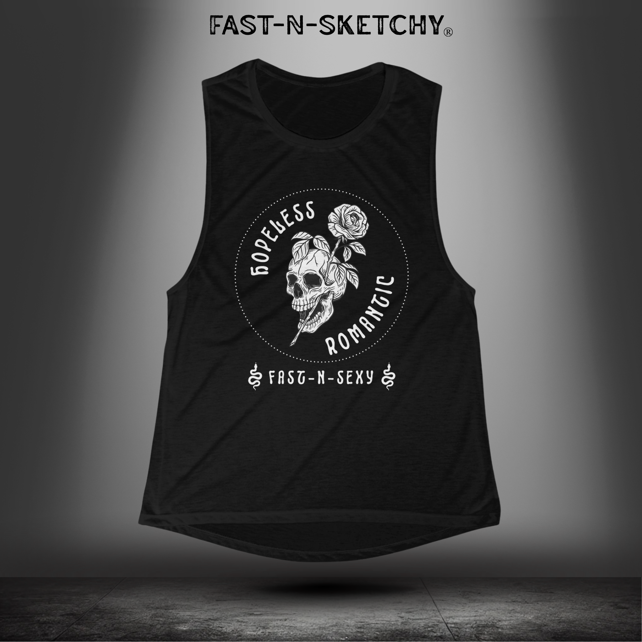 HOPELESS ROMANTIC FAST-N-SEXY™: Muscle Tank Top