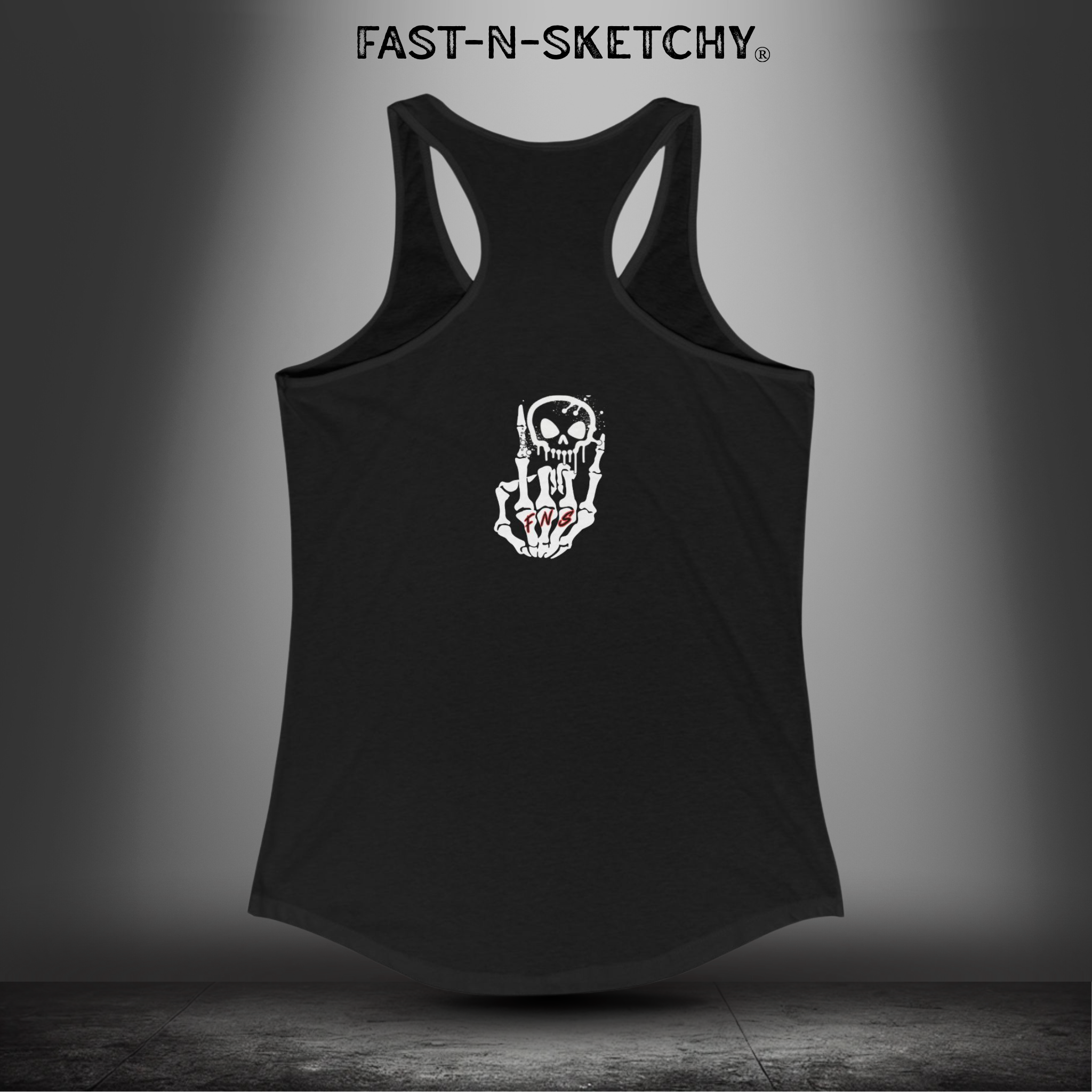 FAST-N-SKETCHY® - Racerback Tank Top - Women's