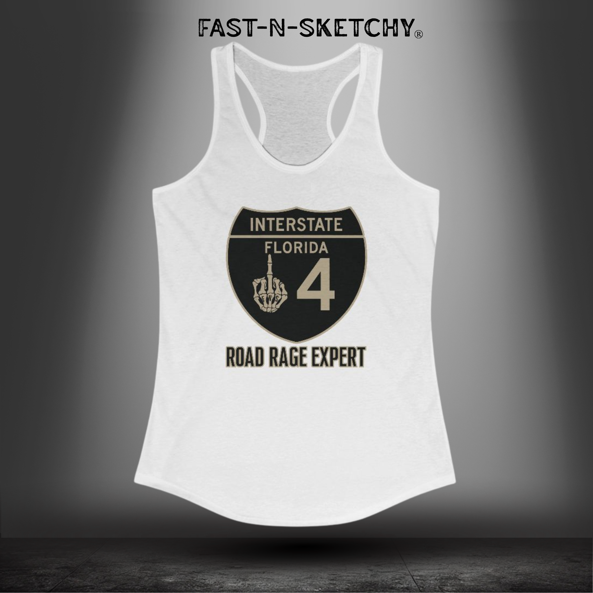 I-4 Road Rage Expert Women's Racerback Tank
