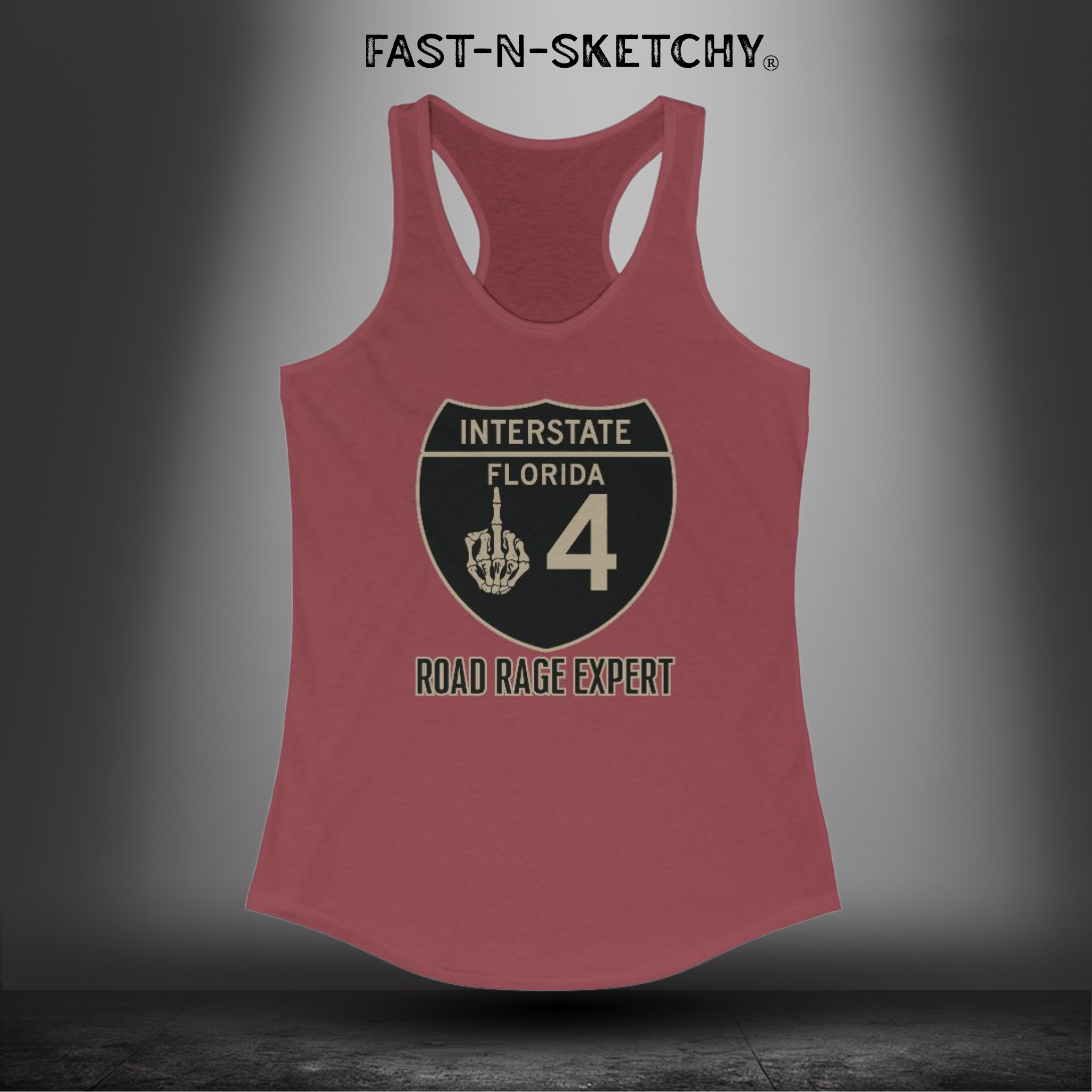 I-4 Road Rage Expert Women's Racerback Tank