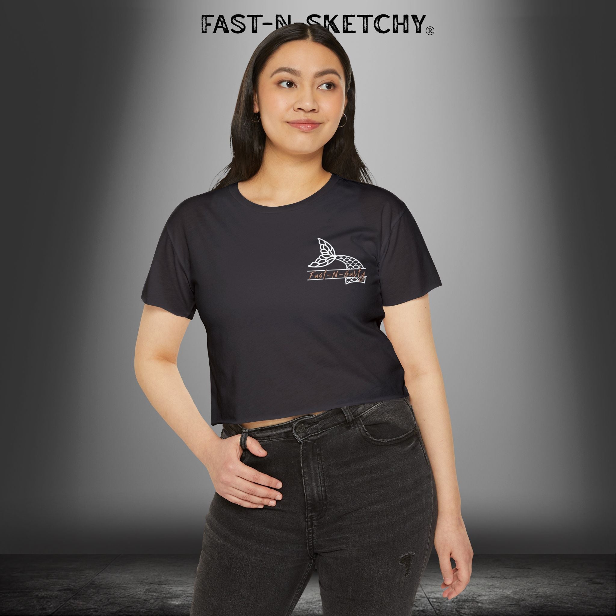 Wicked Wahine - FAST-N-SALTY - Crop Top