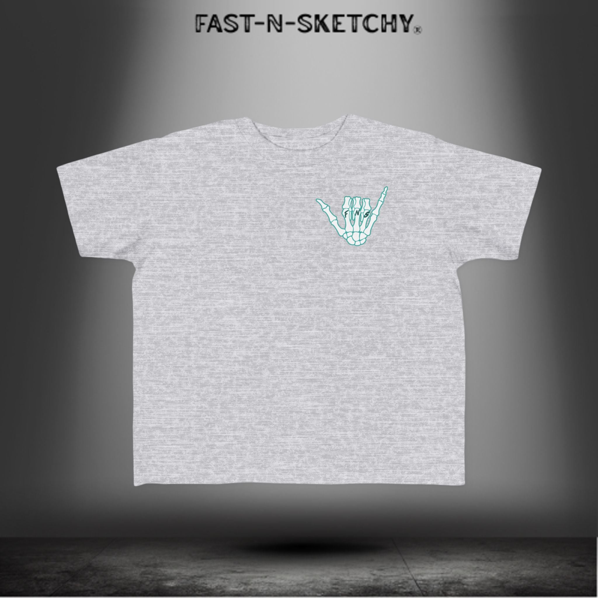 FAST-N-SALTY™ Salty & Sketchy – Toddler Tee | Saltwater in the Veins. Mischief in the Soul.