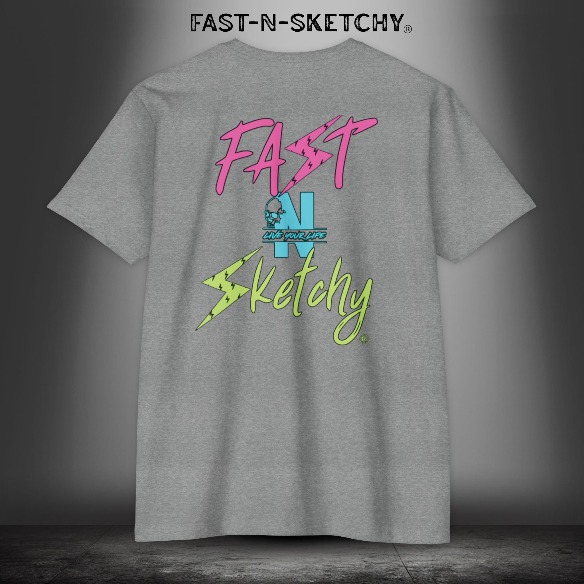 FAST-N-SKETCHY®: T-shirt Next Level 6210 (Hot Colors)