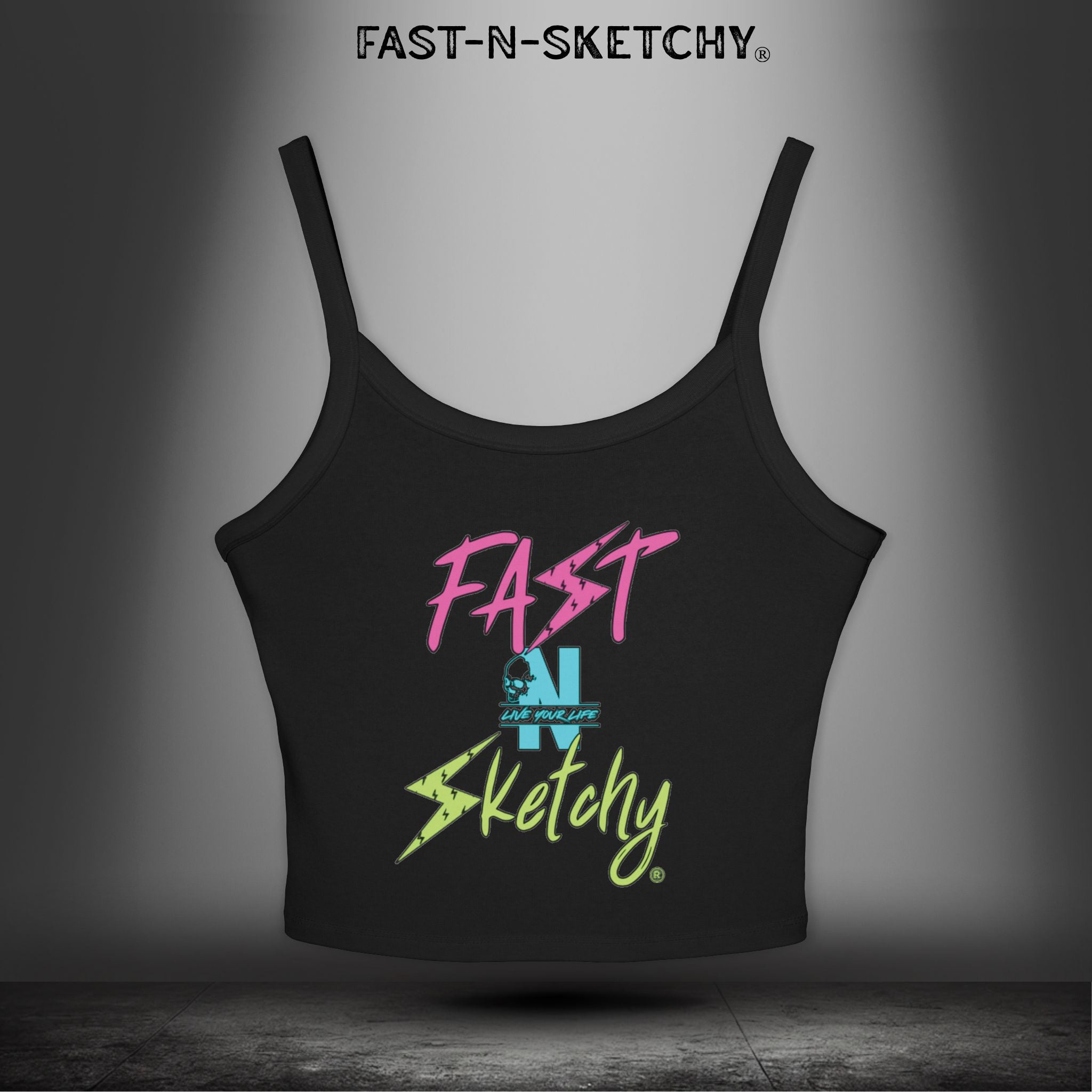 FAST-N-SKETCHY®: Spaghetti Strap Tank Top