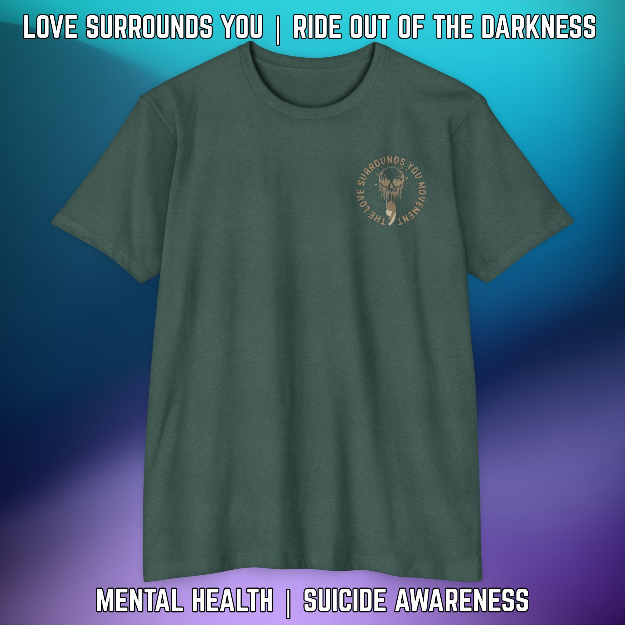 Seeking the Light, Even in Darkness - T-Shirt Next Level 6210 - LSY
