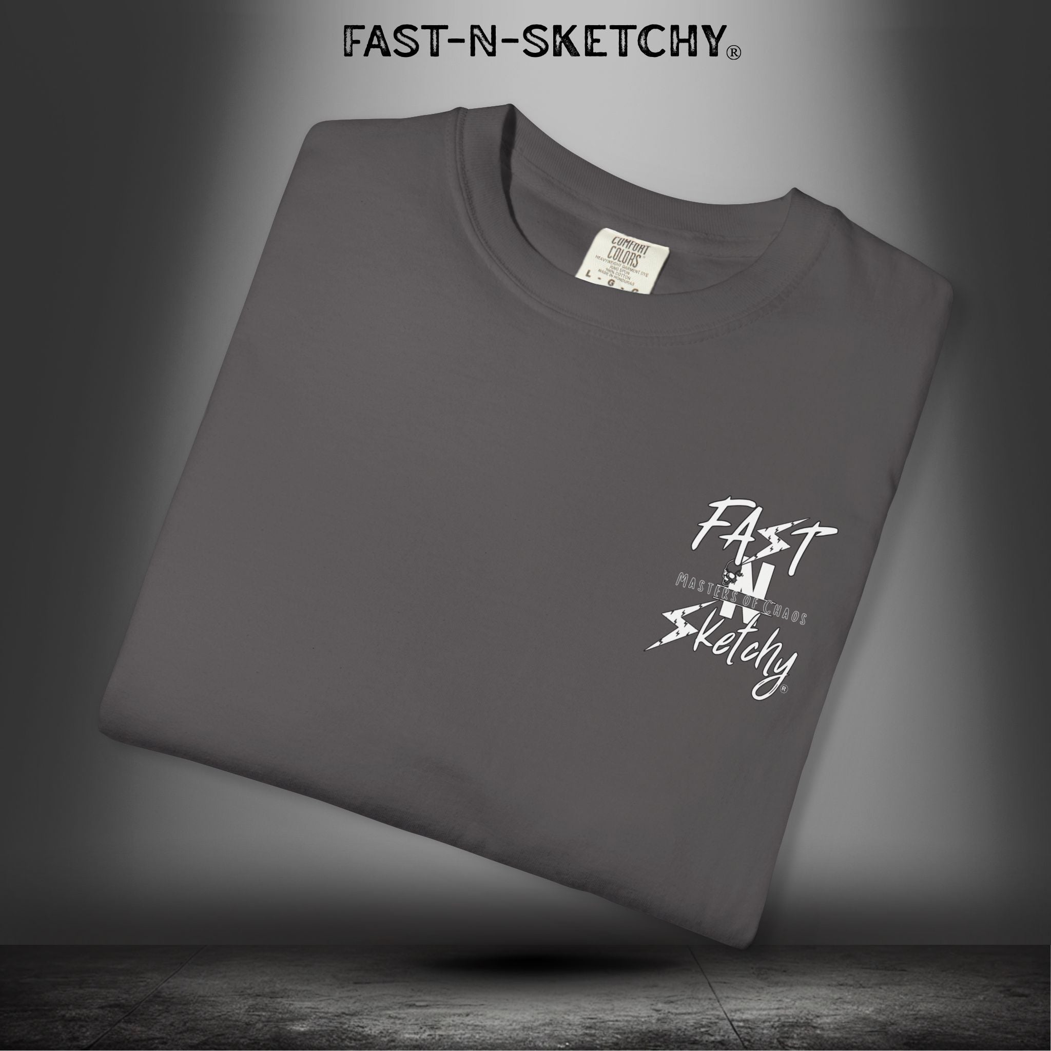 No Face, No Case: FAST-N-SKETCHY - T-Shirt up to 4XL (Multiple Colors)