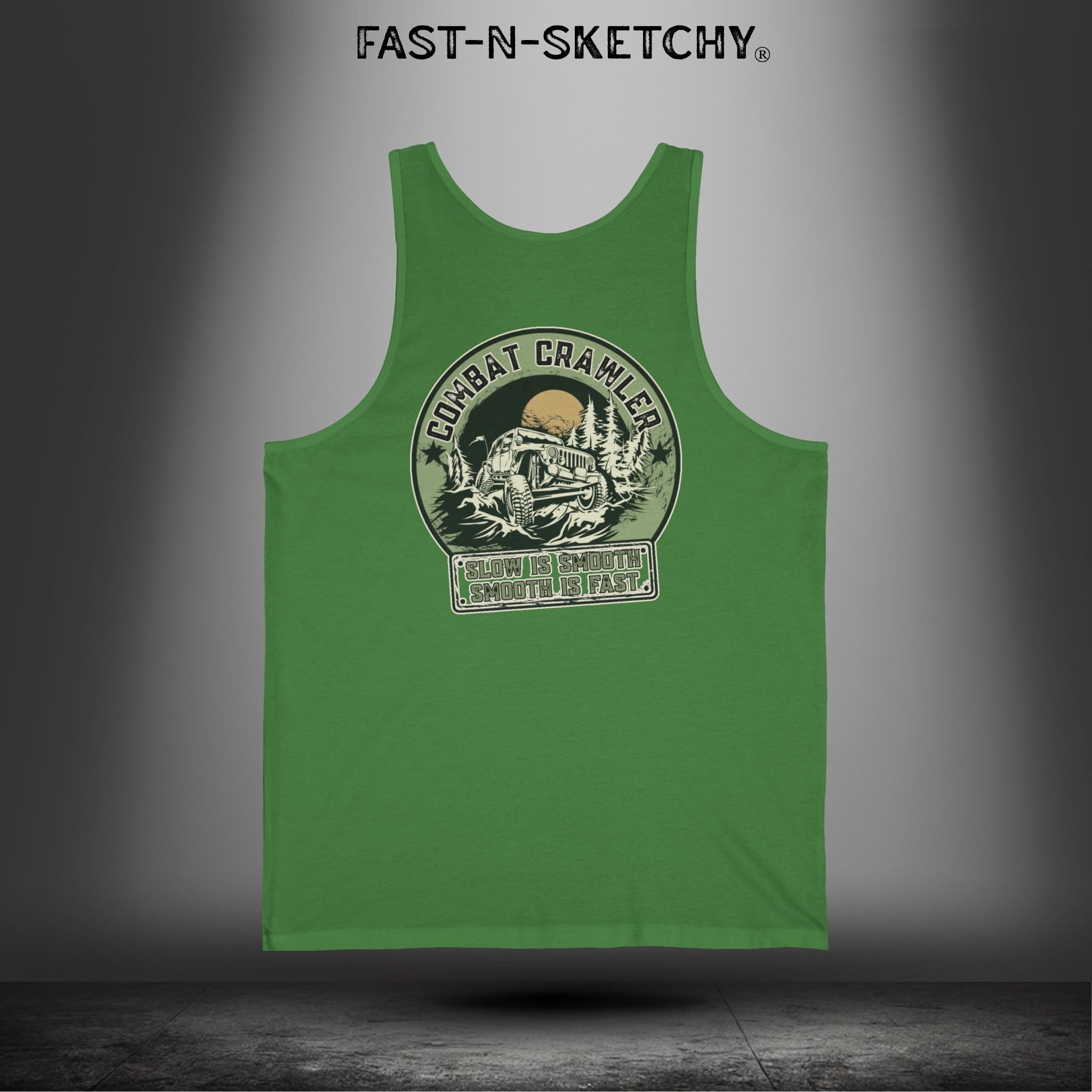 Combat Crawler - Slow is Smooth, Smooth is Fast (Jeep Edition) - Tank Top Unisex