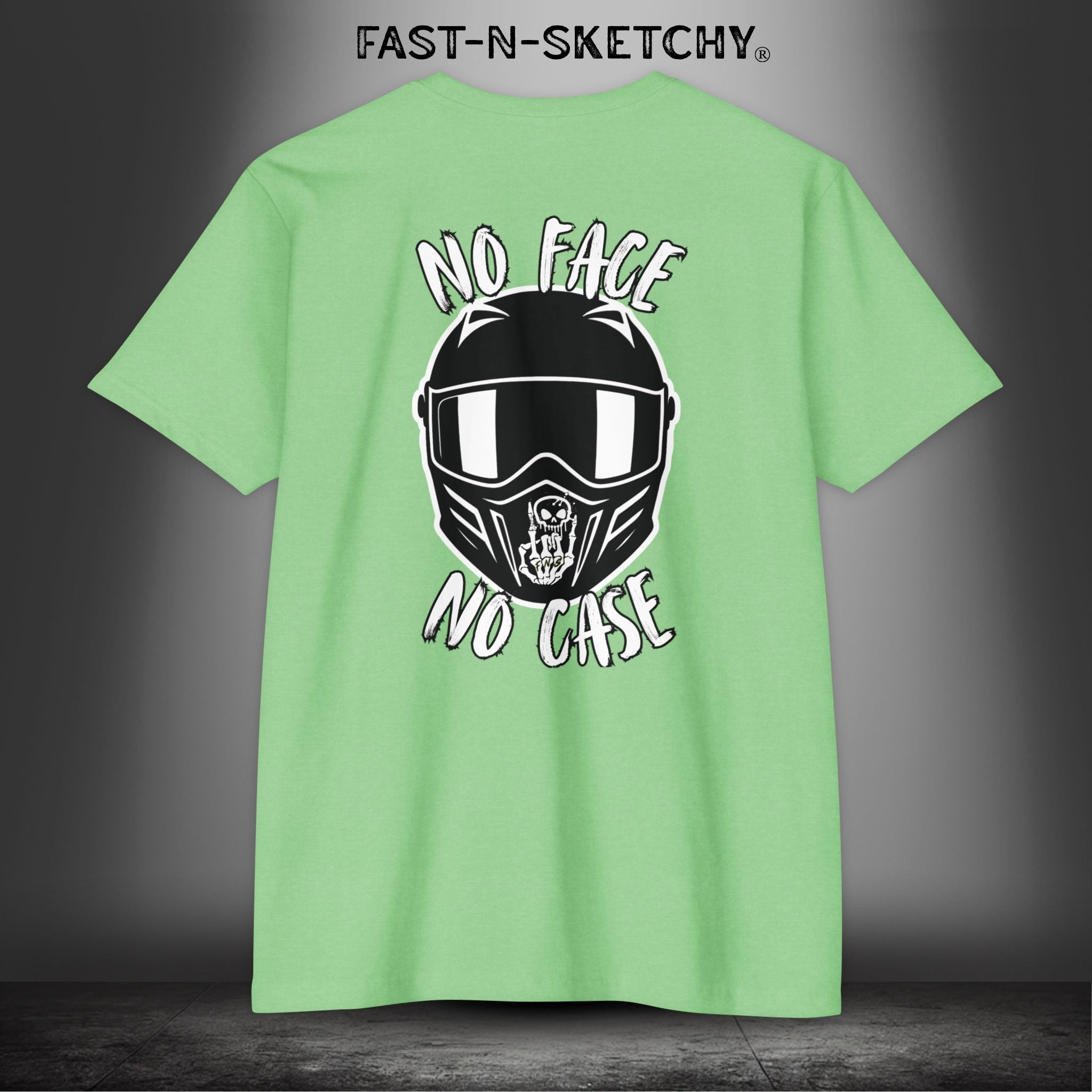 No Face, No Case: FAST-N-SKETCHY - T-Shirt