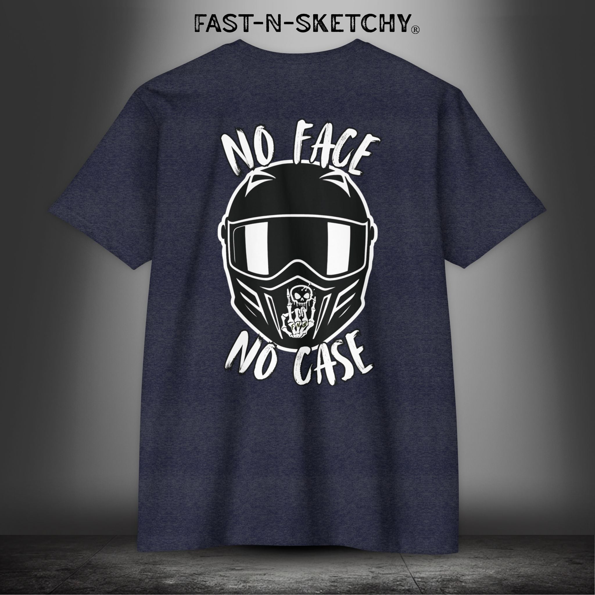 No Face, No Case: FAST-N-SKETCHY - T-Shirt