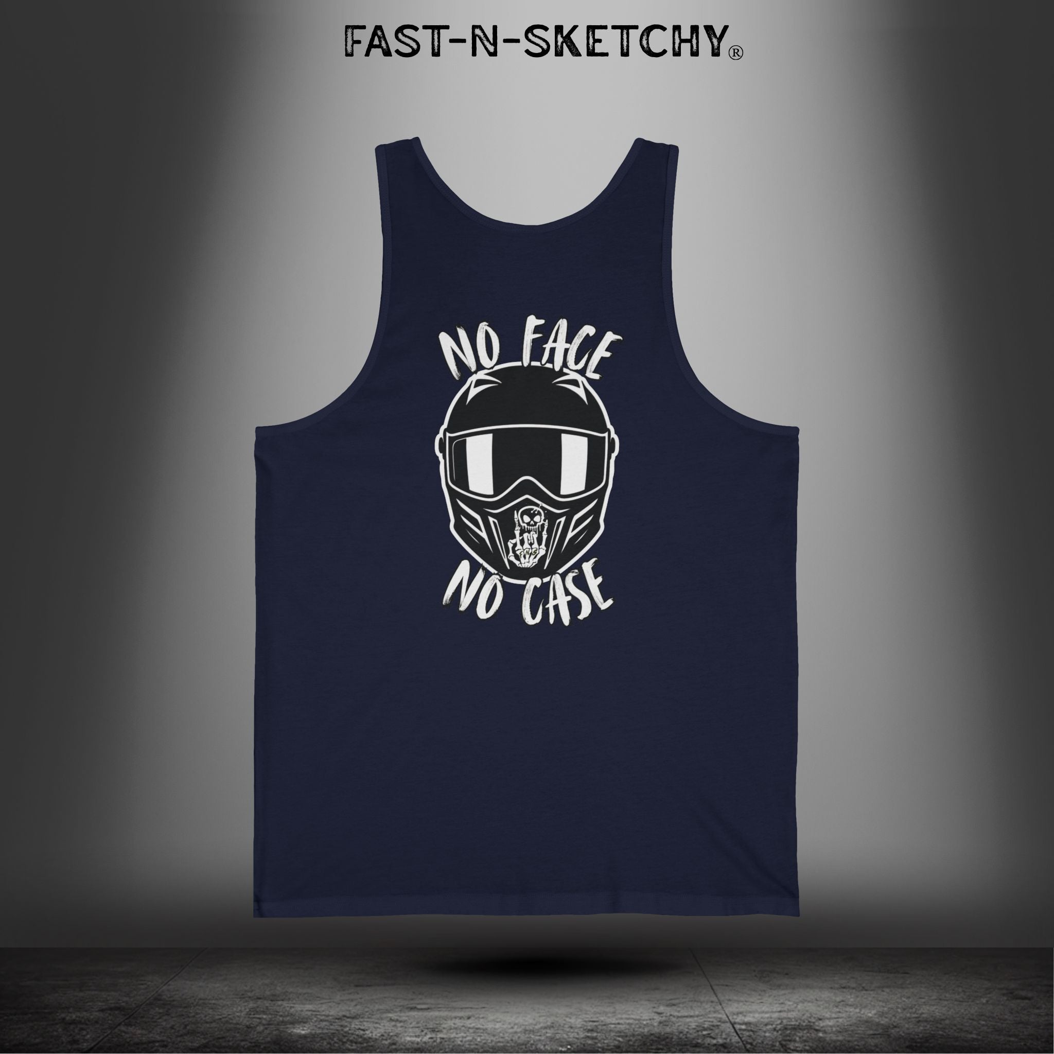 No Face, No Case: FAST-N-SKETCHY - Tank Top