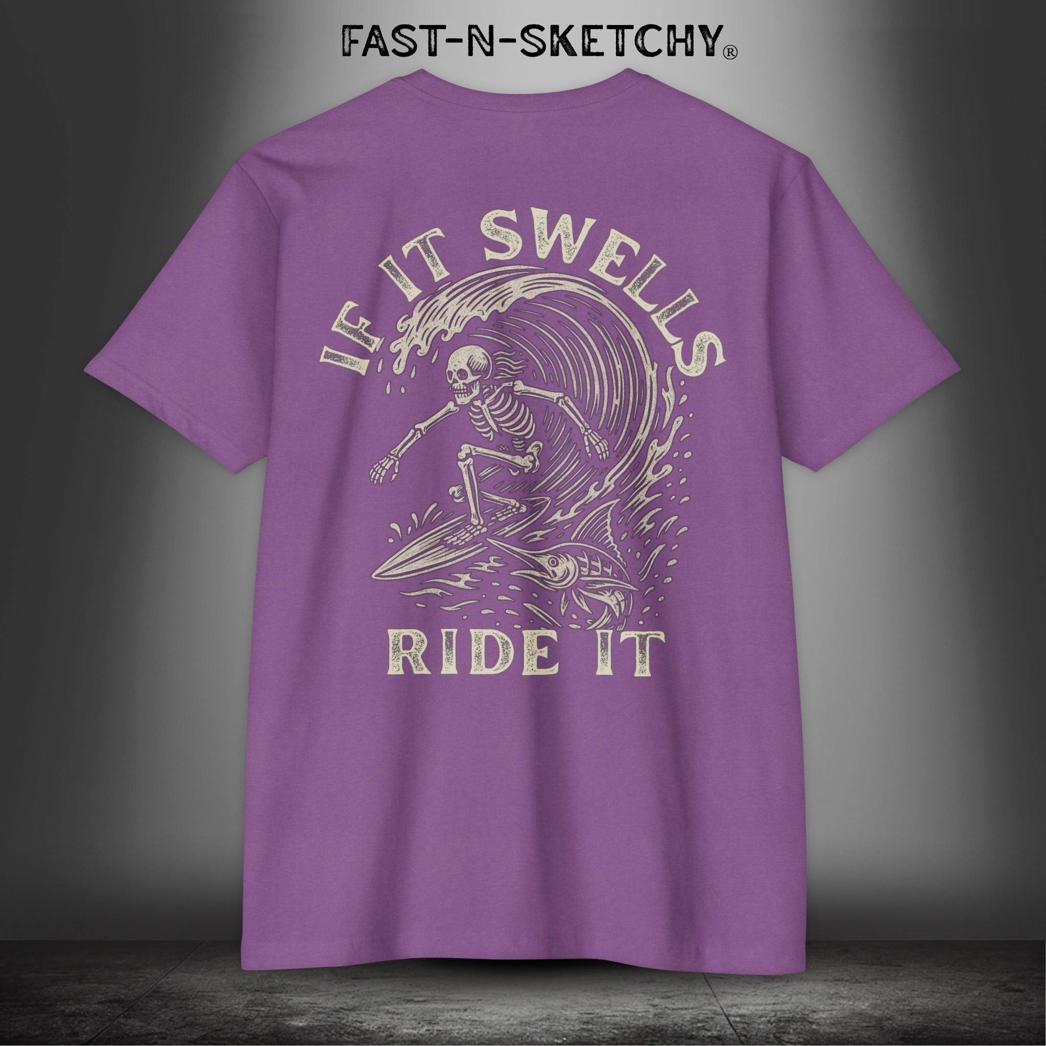 If It Swells, Ride It: FAST-N-SALTY - T-Shirt Next Level 6210 (Other Colors)