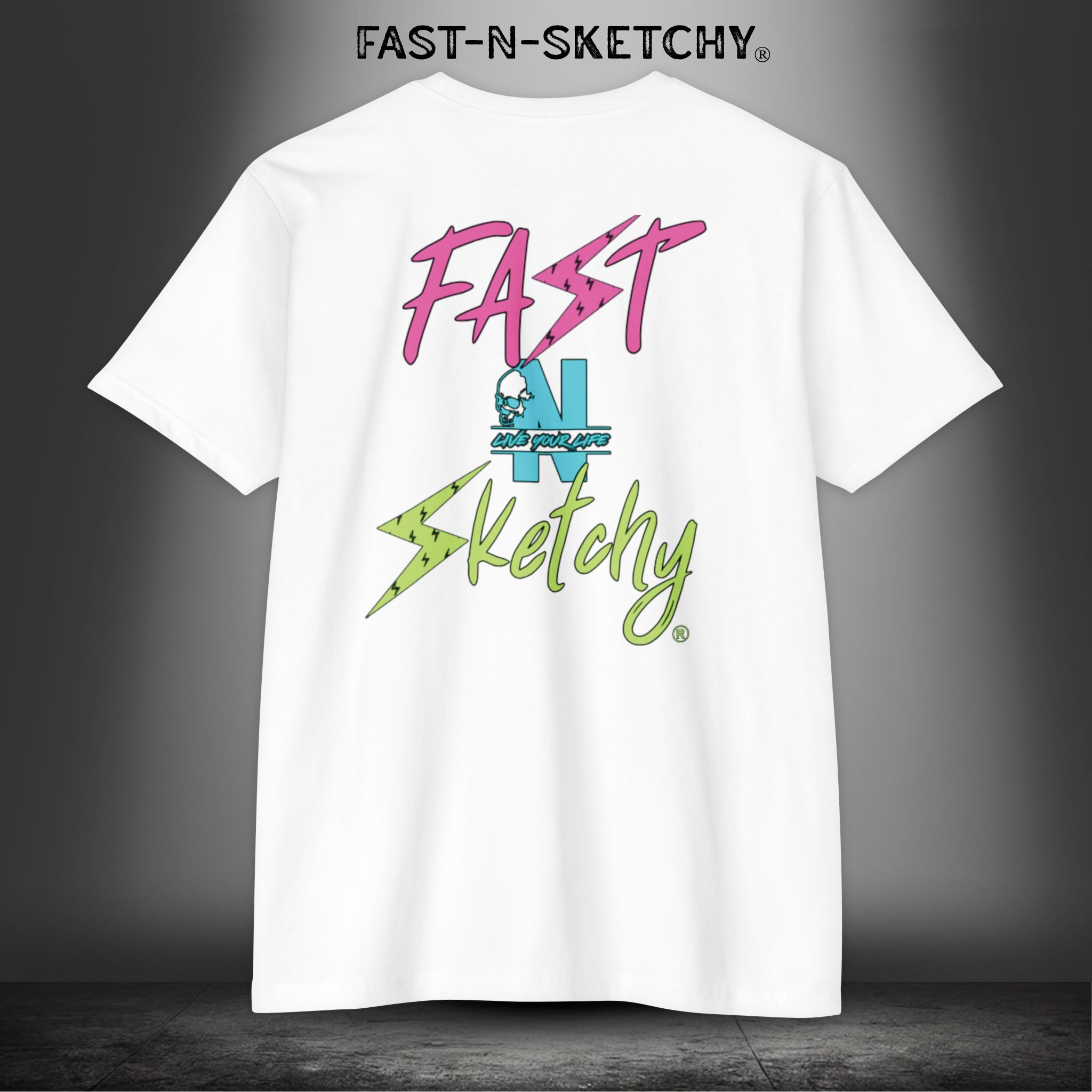 FAST-N-SKETCHY®: T-shirt Next Level 6210 (Hot Colors)